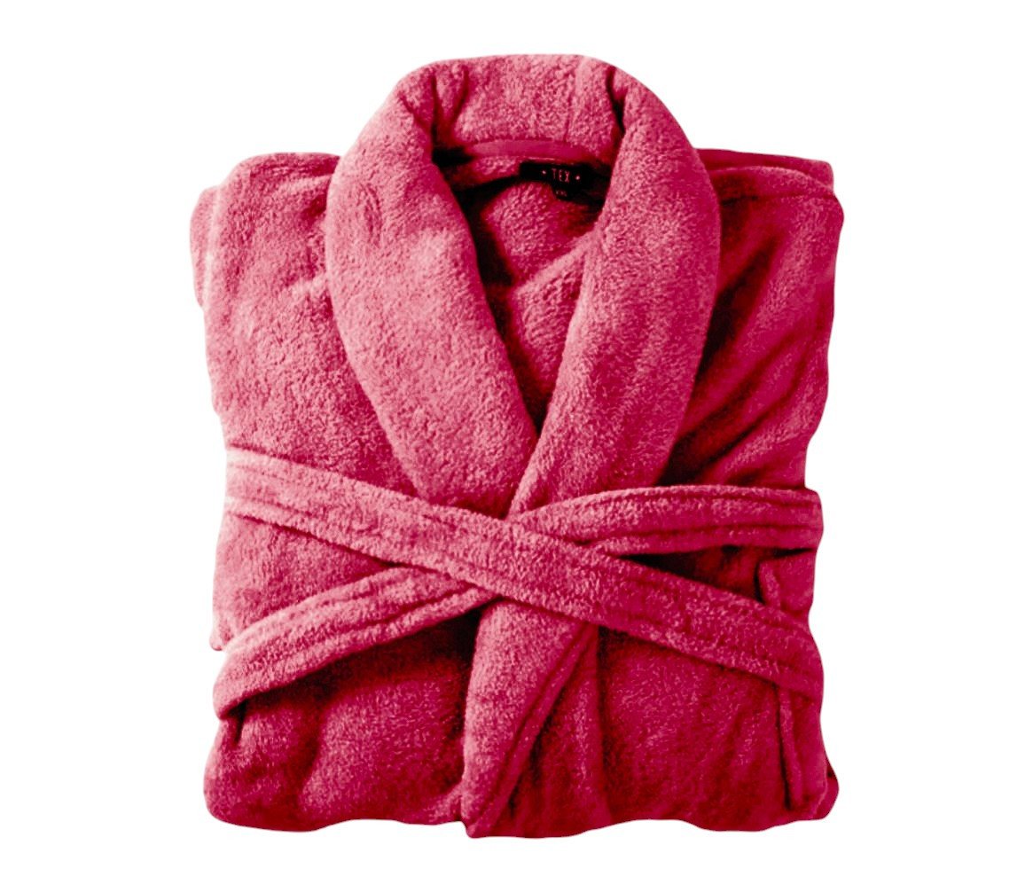VewoTex Bademantel Bademantel flauschig » Saunamantel in Teddy-Plüsch Qualität, 100cm, Polyester, Taschen, Gürtel, » leichter/dünner Morgenmantel 100 cm lang » unisex