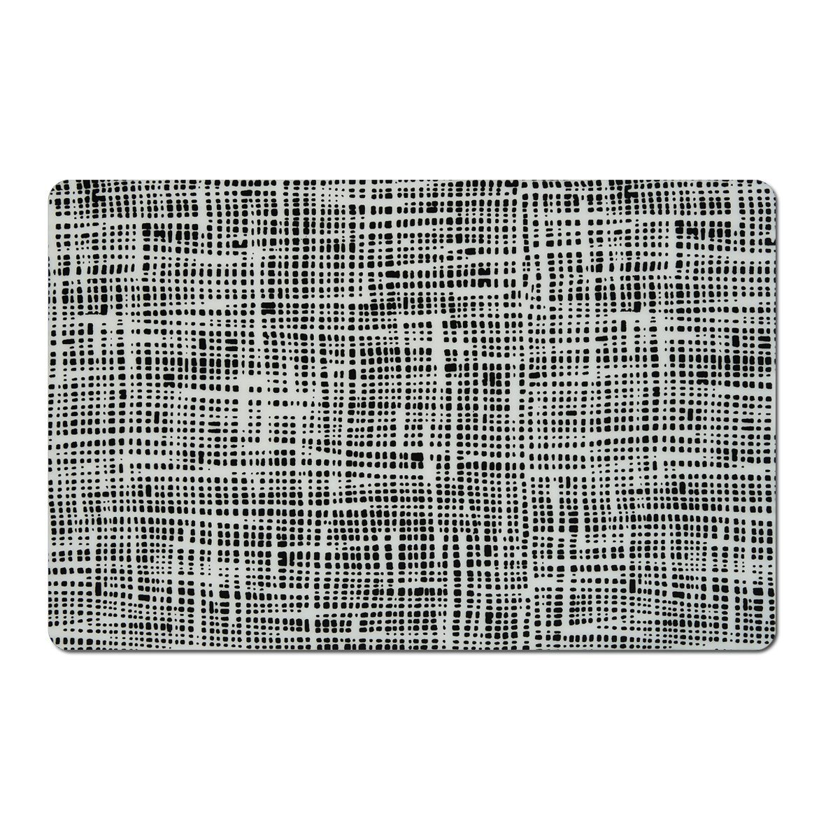 Platzset, Abstrakt, Zeller Dekor, 28,5 (1-St), Kunststoff, cm Present, (1 43,5 schwarz, Stück) x