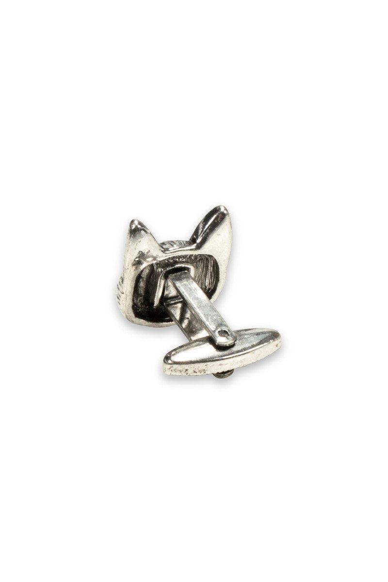 Alpenflüstern Schmuckset Manschettenknöpfe - FUCHSKOPF - antik-silber
