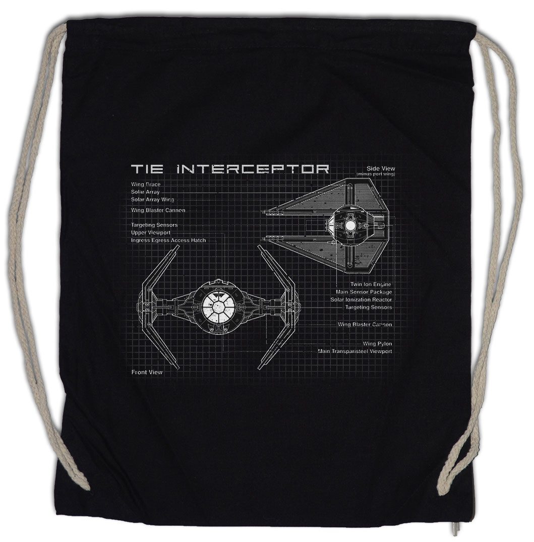 Turnbeutel Tie Blueprint Turnbeutel Star Empire Fighter Storm Wars Interceptor