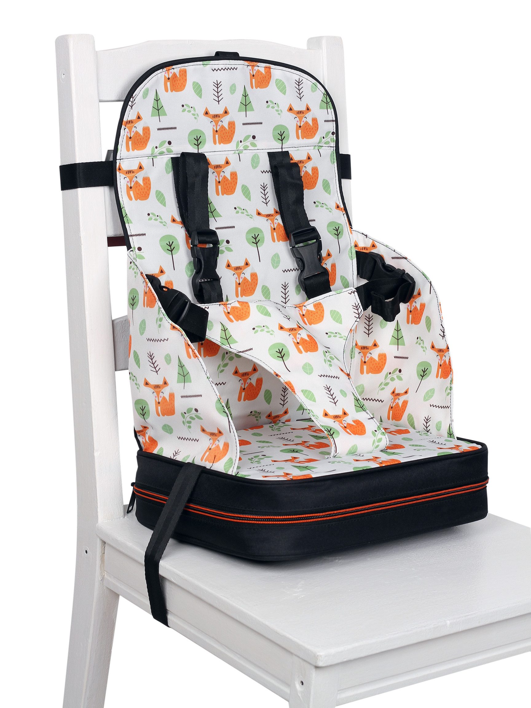 Siva Kindersitzerhöhung Tragbare Baby Sitzerhöhung & Tasche 2 in 1 Fuchs