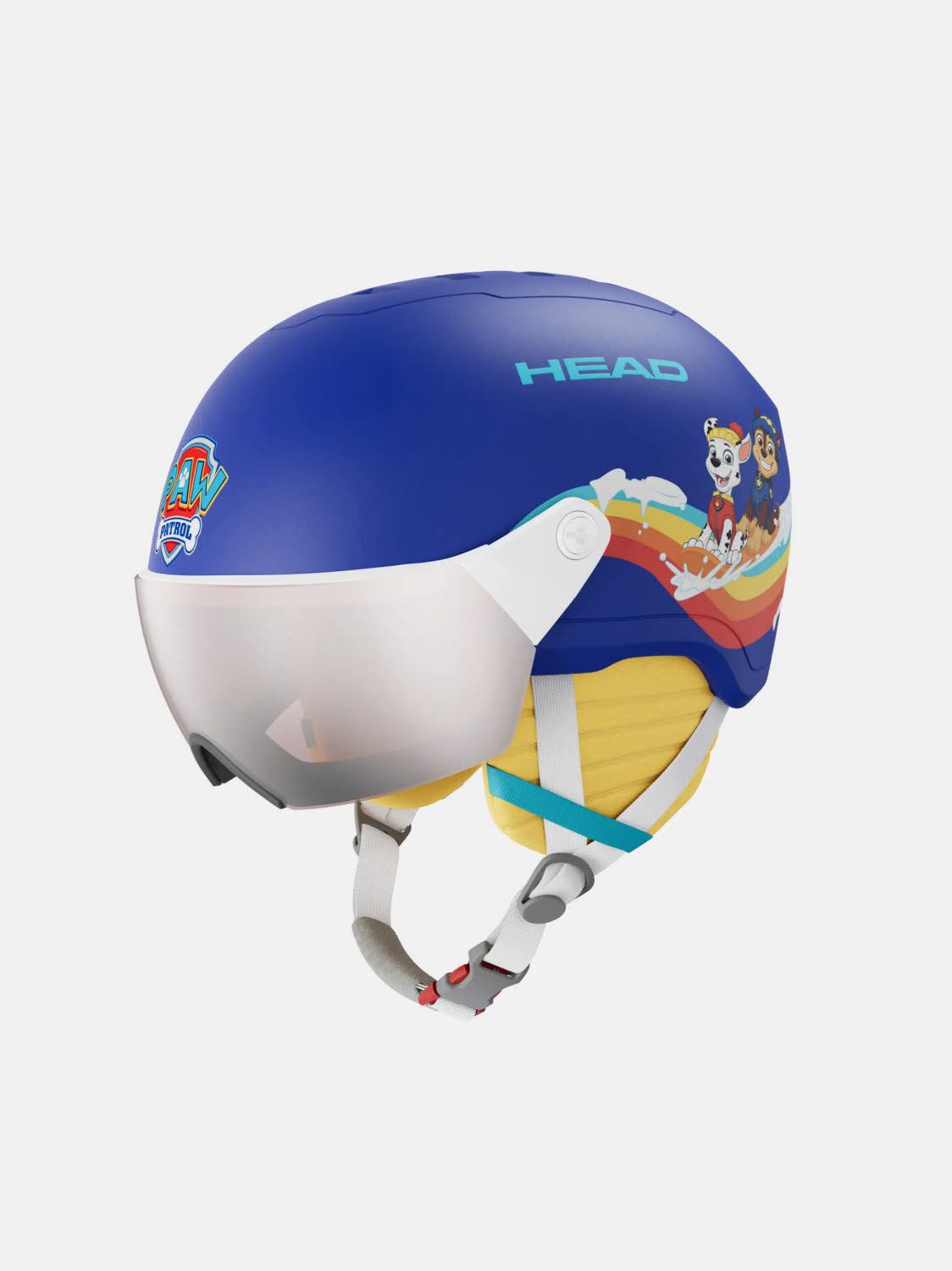 Head Skihelm YUKI VISOR PAW blue
