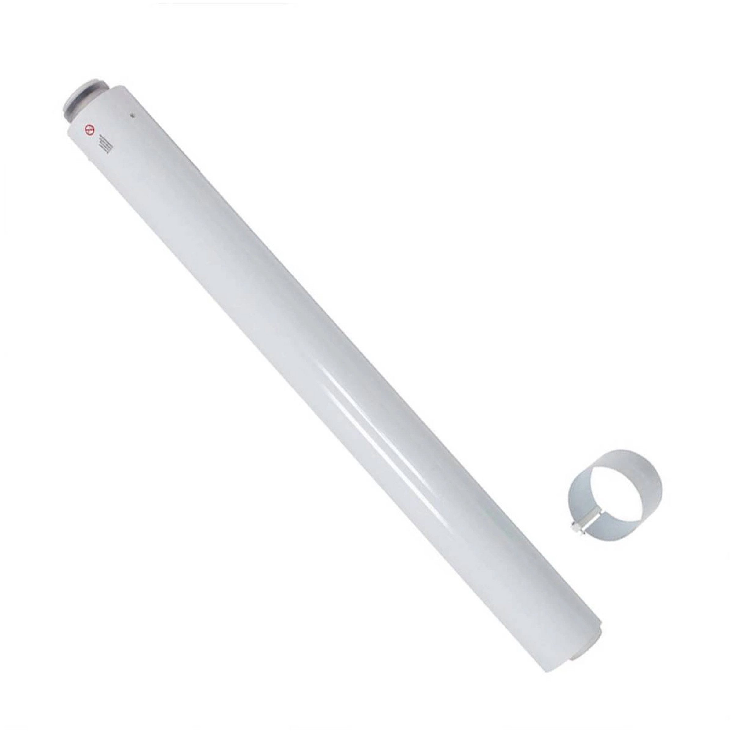 Vaillant Verlängerungsrohr VAILLANT Verlängerungrohr konzentrisch Ø 60/100 mm Abgaskamin PP 1m, (1-tlg)