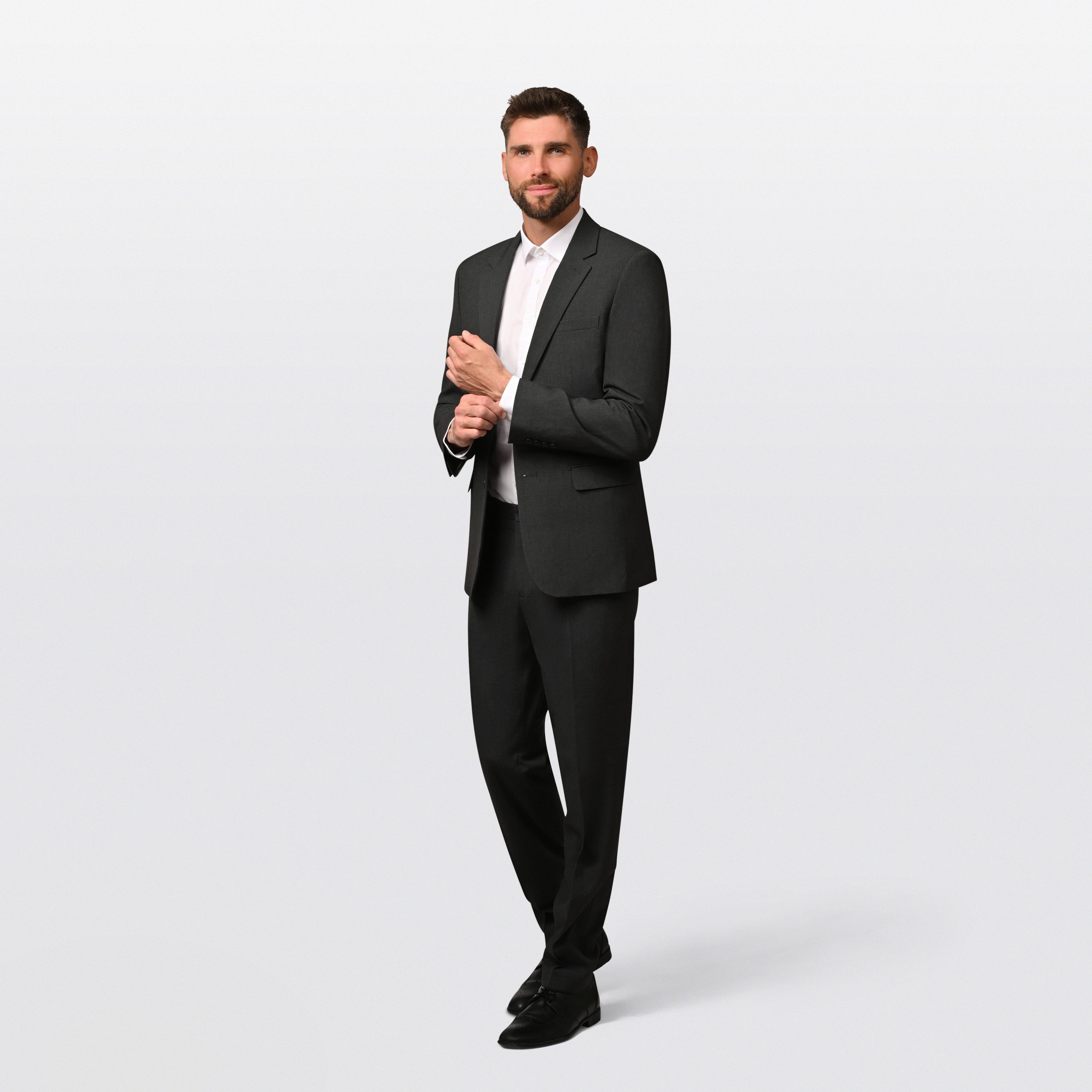 Hirschthal Anzug Herren Business Anzug Regular Fit (Anzughose & Sakko, 2-tl günstig online kaufen
