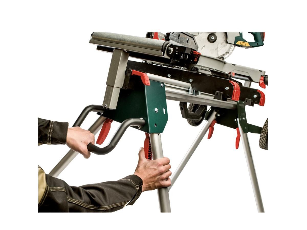 metabo Kappsägen-Untergestell KSU 401, (Set, 2-tlg), mit Trolley-Funktion und arretierbarer Klappbeine