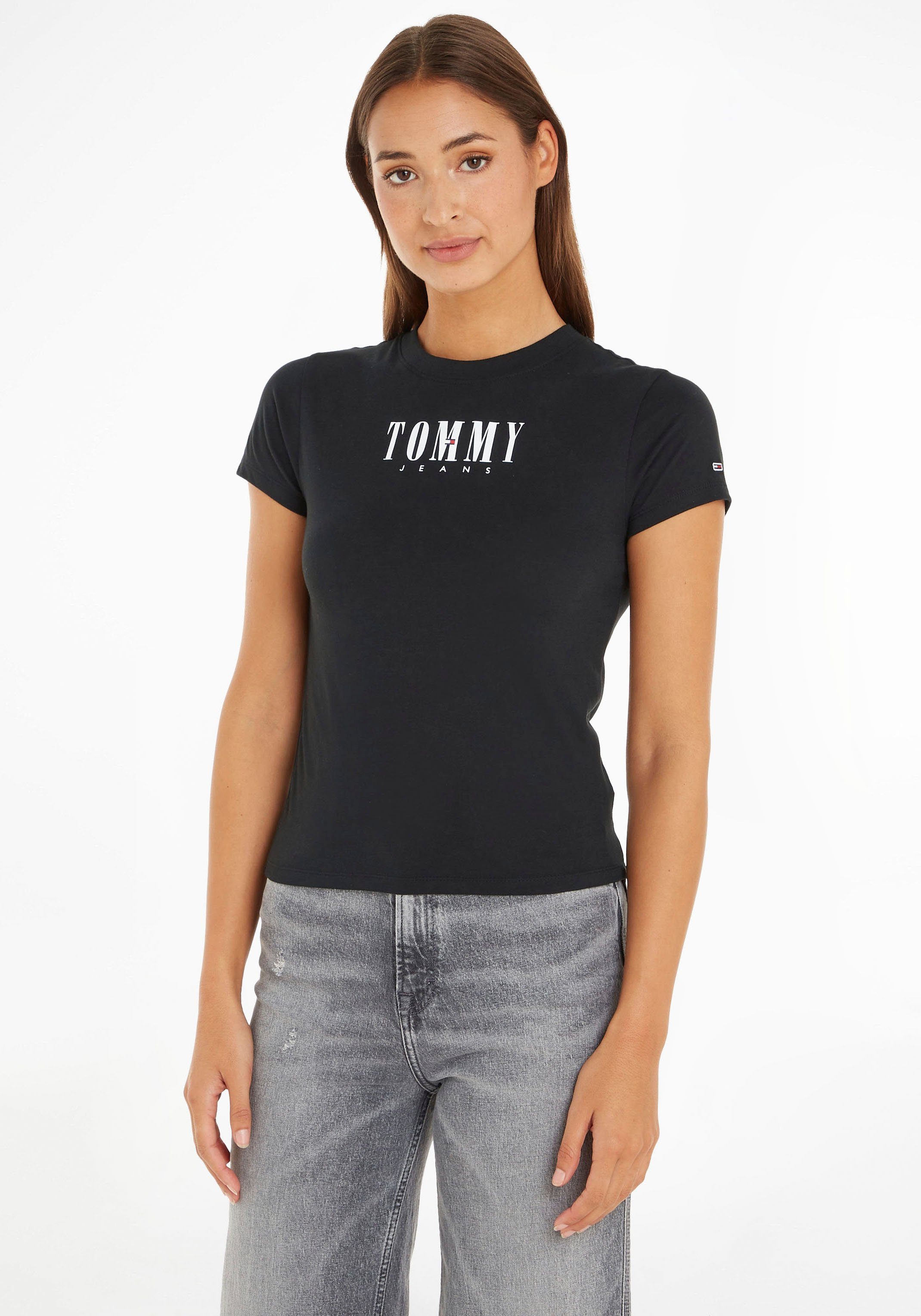 Tommy Jeans Kurzarmshirt TJW BABY ESSENTIAL LOGO 2 SS mit Tommy Jeans  Logo-Schriftzug