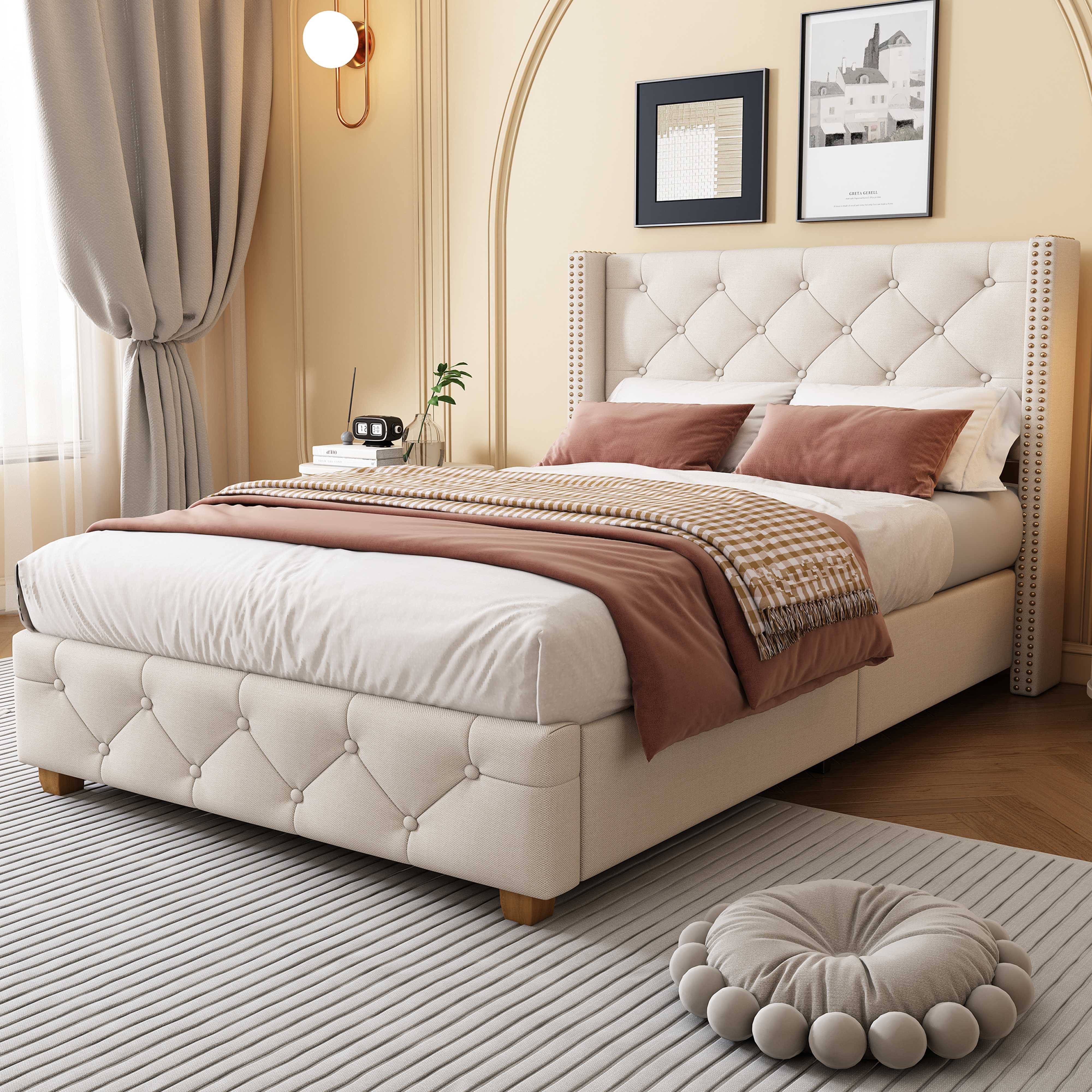 BlingBin Polsterbett 90*200cm mit Lattenrost und günstig online kaufen