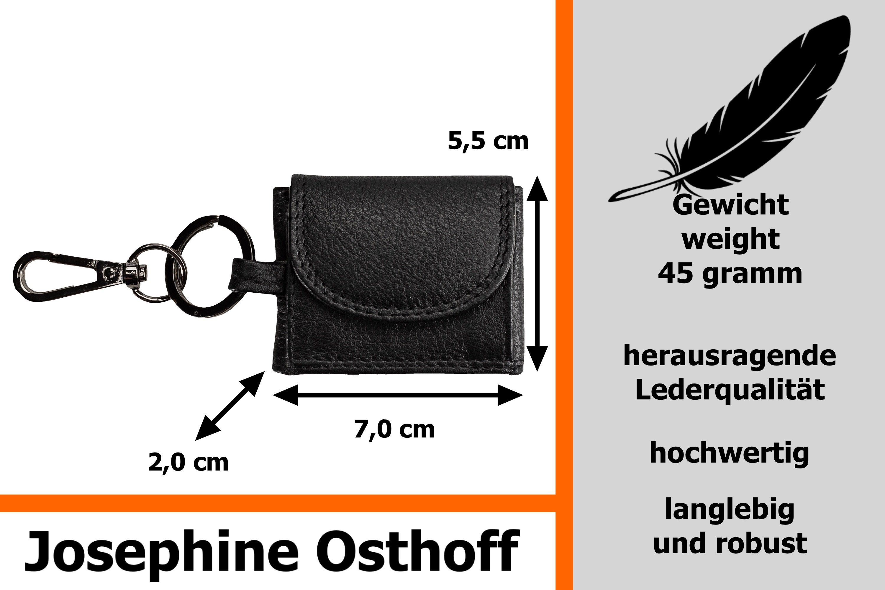 Geldbörse Mini Josephine Osthoff schwarz Jeansbörse