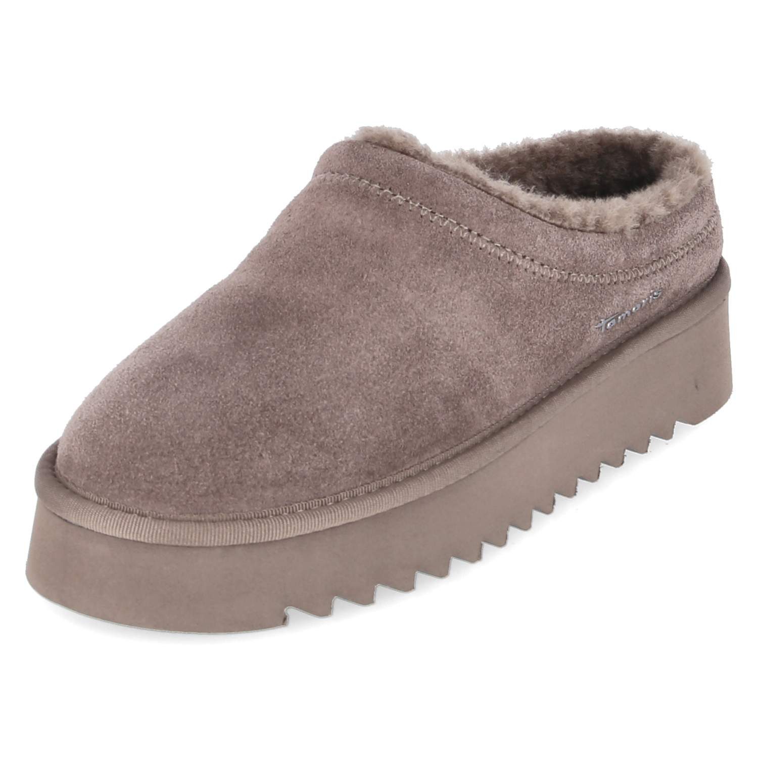 Tamaris Tamaris 1-27300-45/341 Damen Rauleder taupe Clog günstig online kaufen