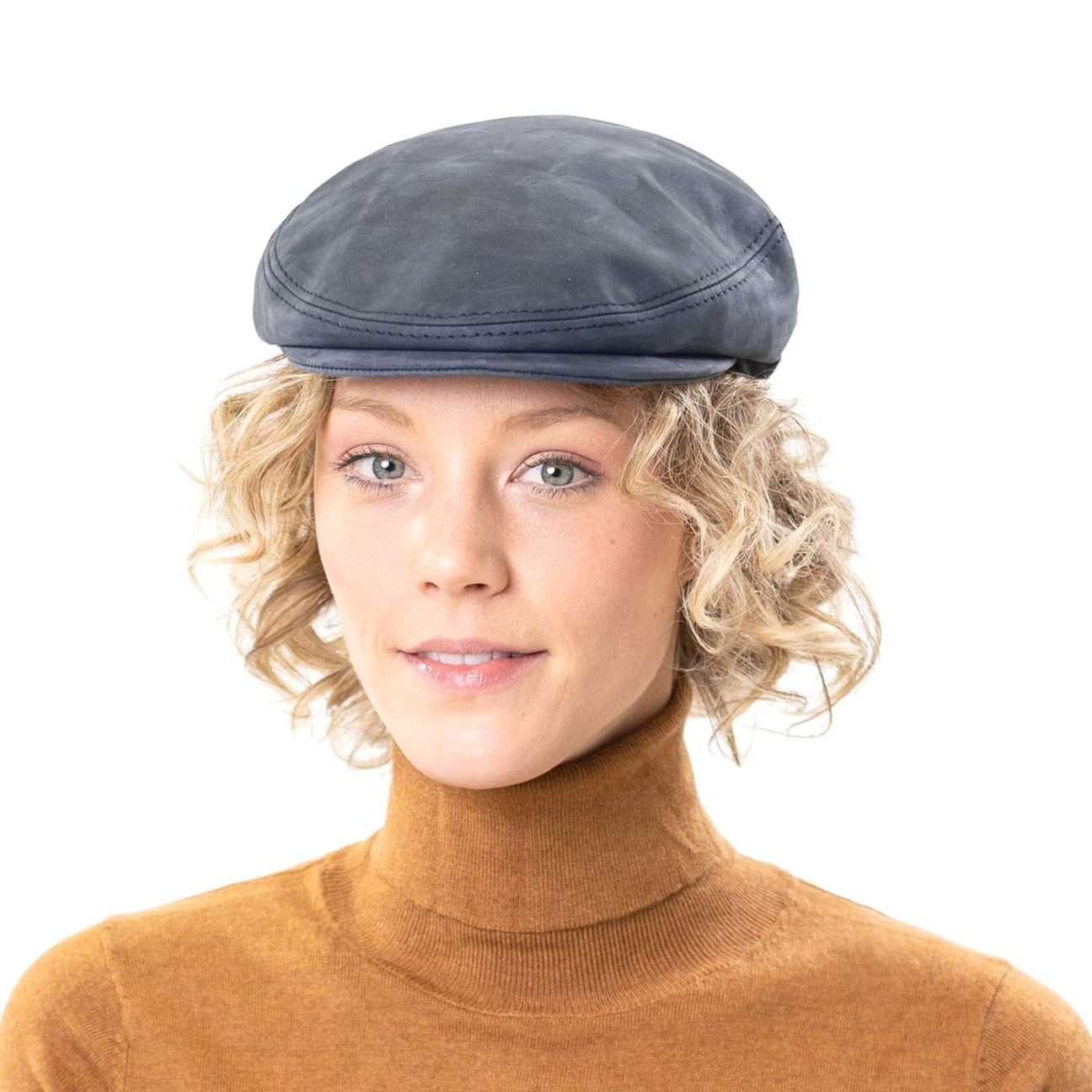 Lierys Flat Cap (1-St) Flatcap mit Schirm, Made in Italy