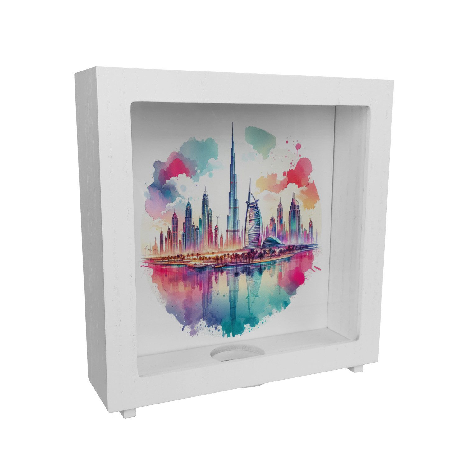 Spardose Dubai Rahmen Spardose aus Holz