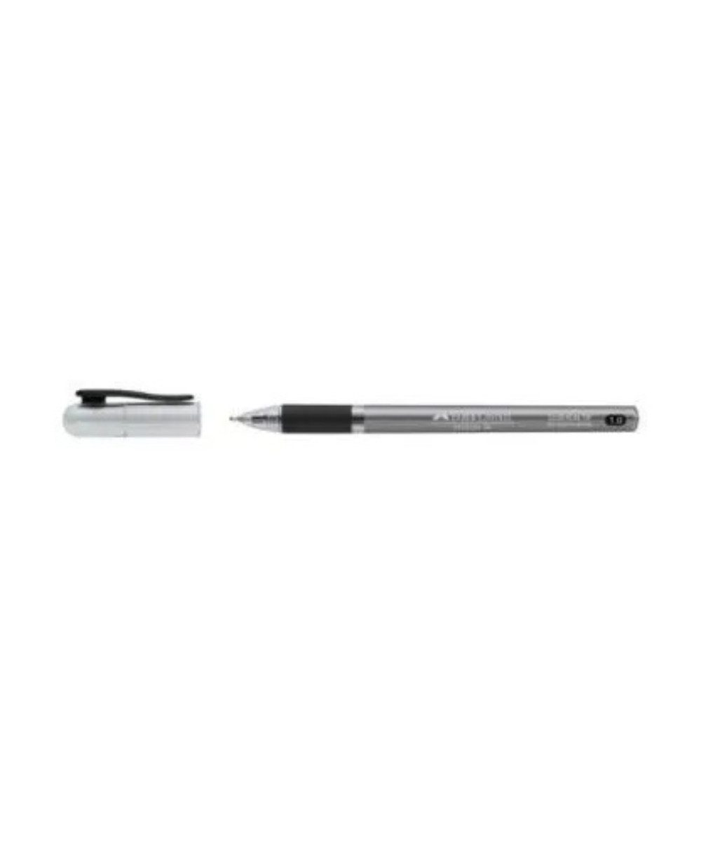 Faber-Castell Kugelschreiber FABER CASTELL Kugelschreiber Speedx M, schwarz, (packung, 1-tlg., Kugelschreiber), rutschfeste Gummigriffzone