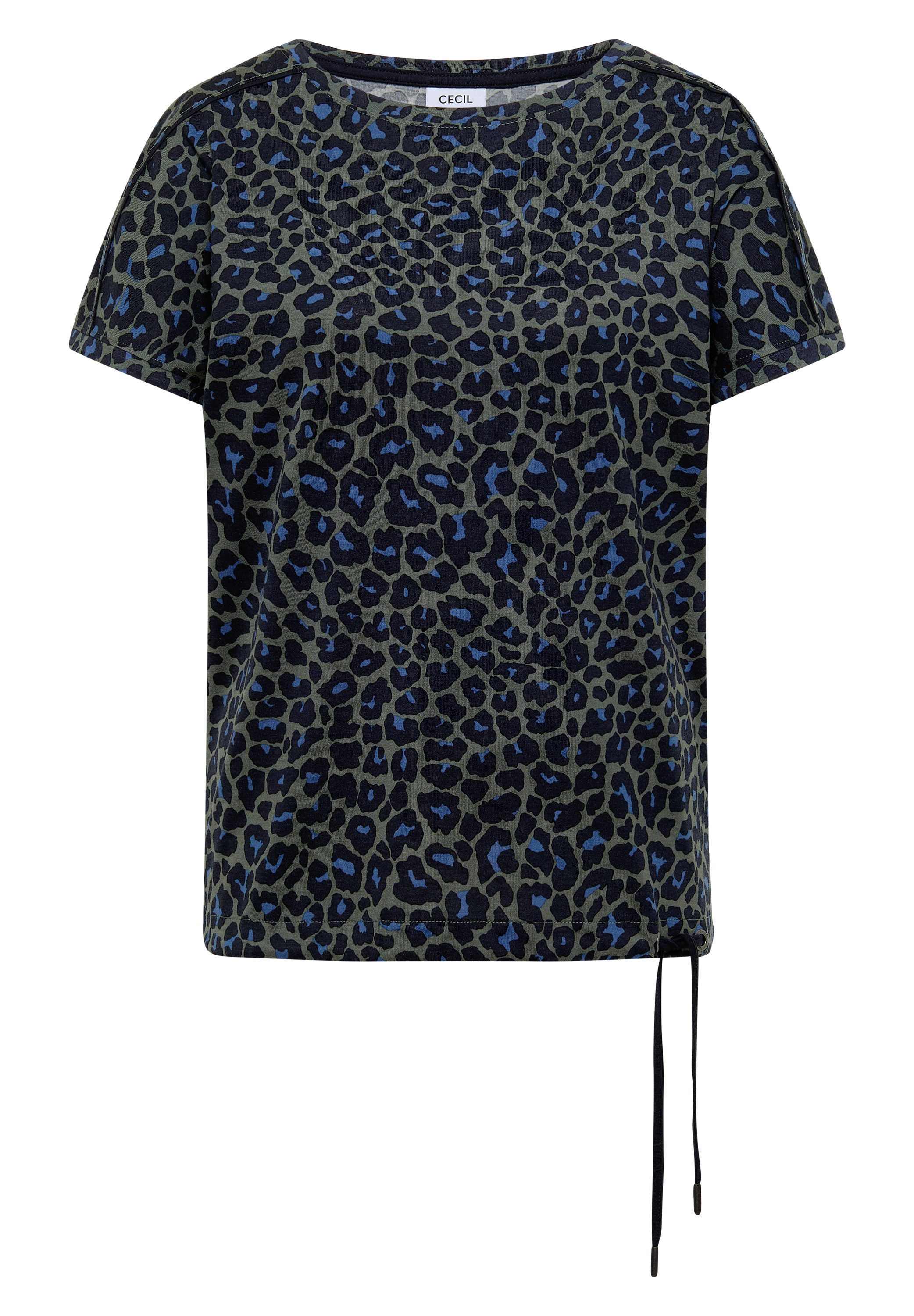 CECIL Print-Shirt mit Tunnelzugsaum – Bild 4 von 5