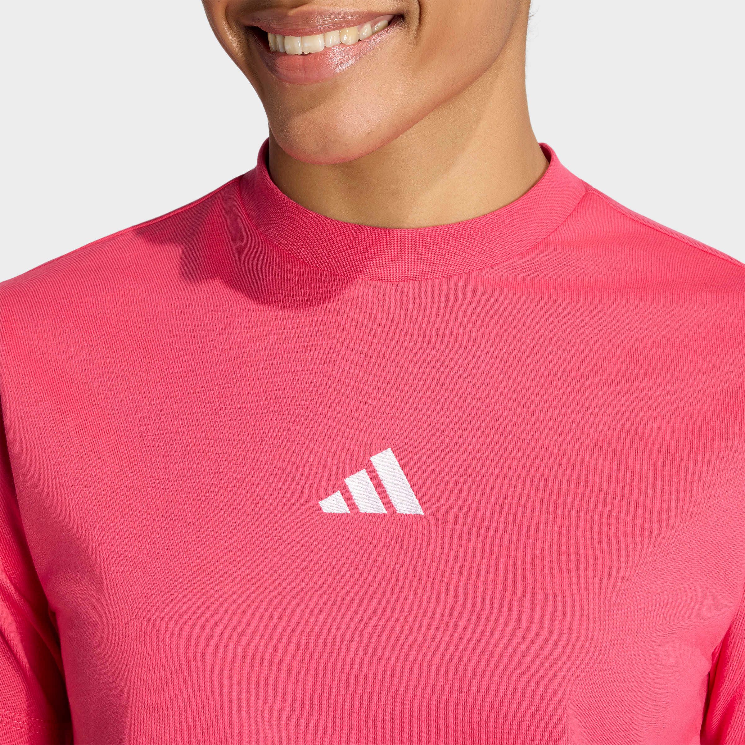 adidas Sportswear T-Shirt W 3S SJ BF T Kurzarmdesign, mit Rundhalsausschnitt, gerader Abschluss