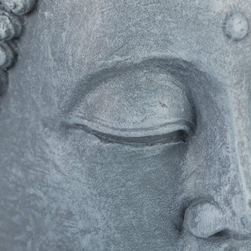 relaxdays Buddhafigur »Buddha Figur 70 cm«, hellgrau