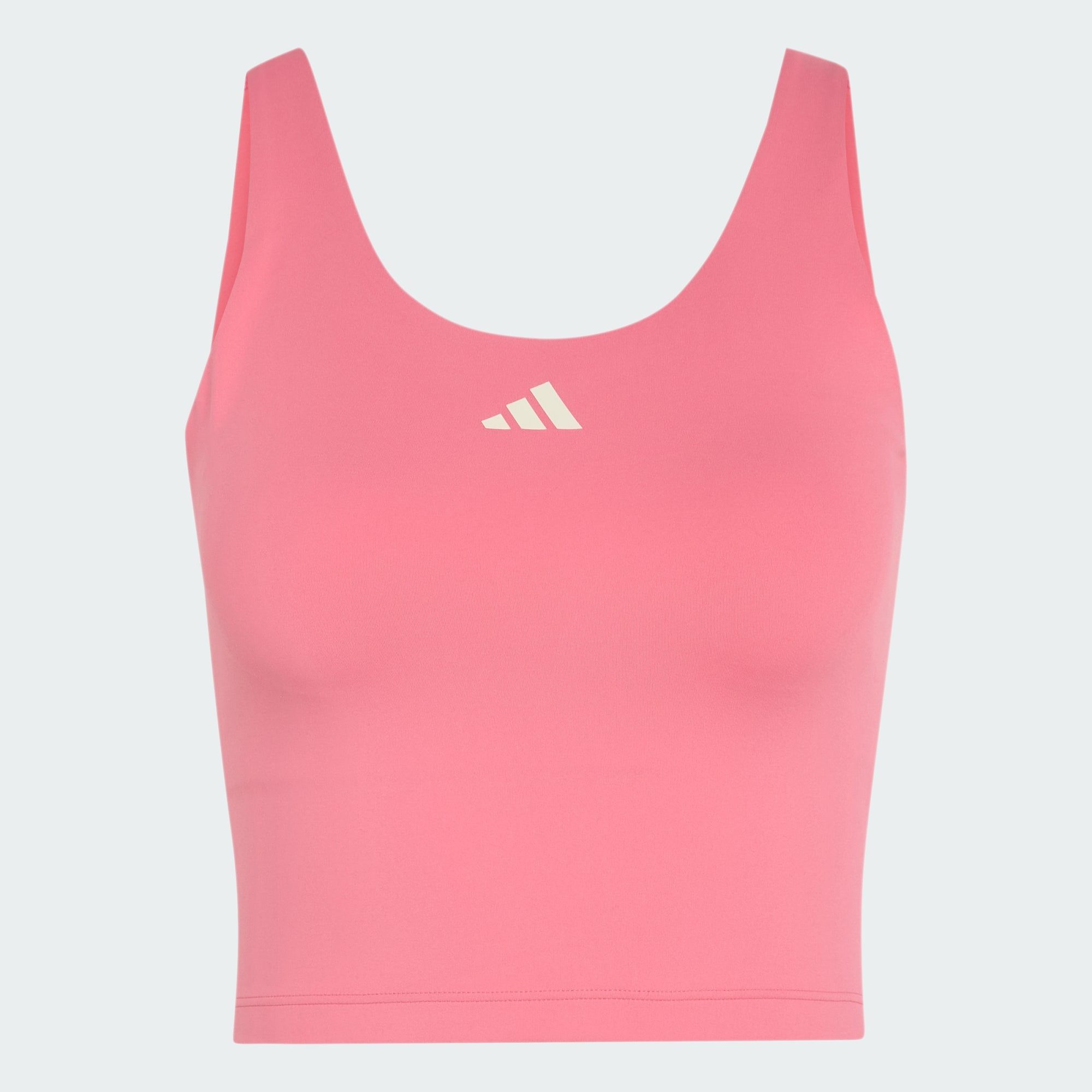 adidas Performance Tanktop 3-STREIFEN STUDIO ALL ME TANKTOP, LEICHT STÜTZEND (1-tlg)