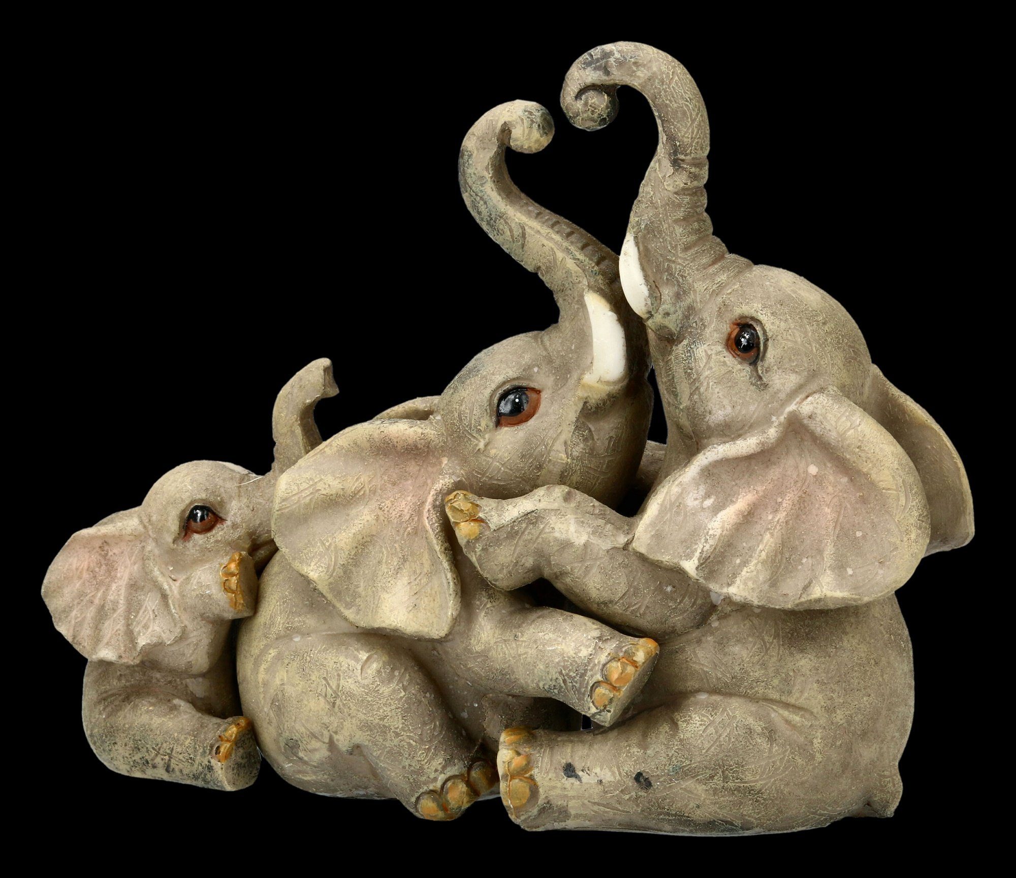 Figuren Shop GmbH Tierfigur Elefanten Figuren Set - Elephant Family - Tier Dekofigur