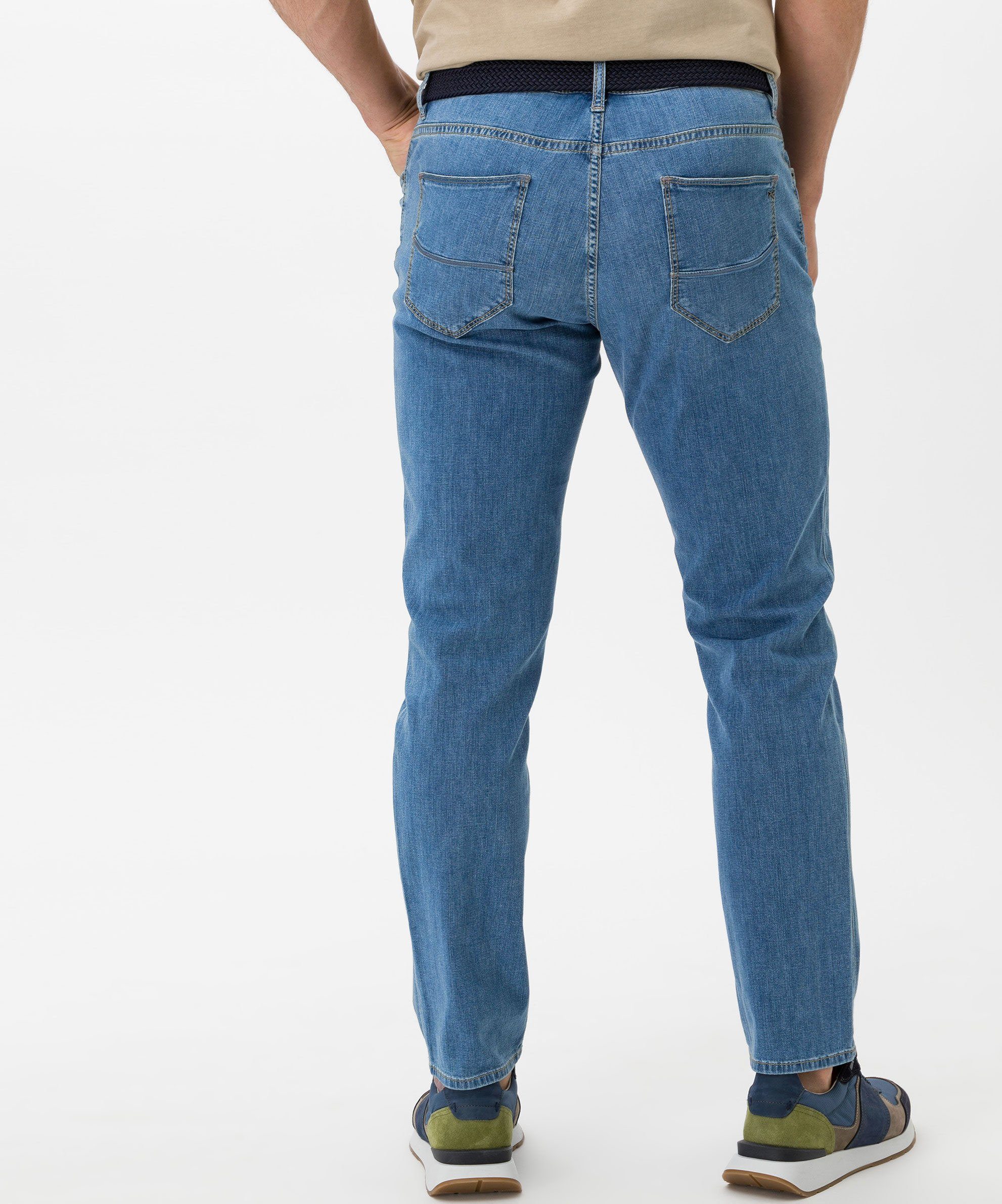 used Denim 5-Pocket-Jeans Cadiz Stretch ocean Brax Ultralight water