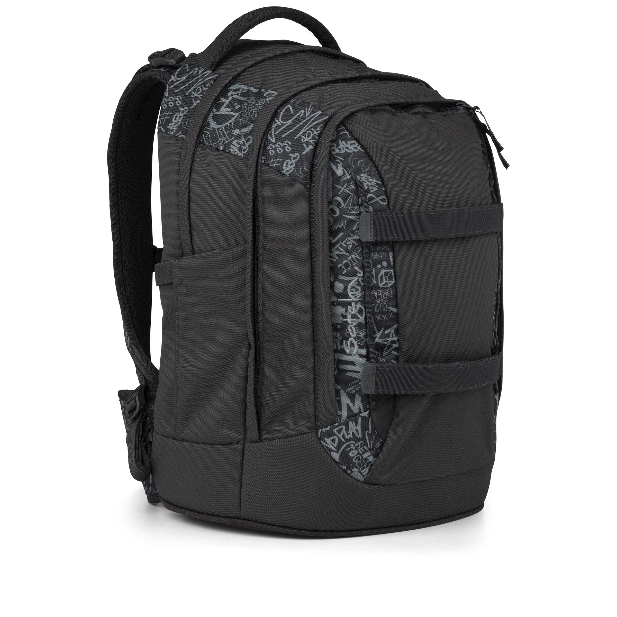 Satch Schulranzen Schulrucksack PACK Street Ink (1 Stück), ergonomisch, Your-Size-System, 5 Fächer – Bild 3 von 5
