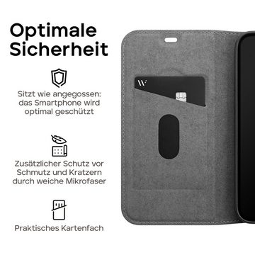 wiiuka Handyhülle suiit Hülle für iPhone 11 Pro Max, Klapphülle Handgefertigt - Deutsches Leder, Premium Case