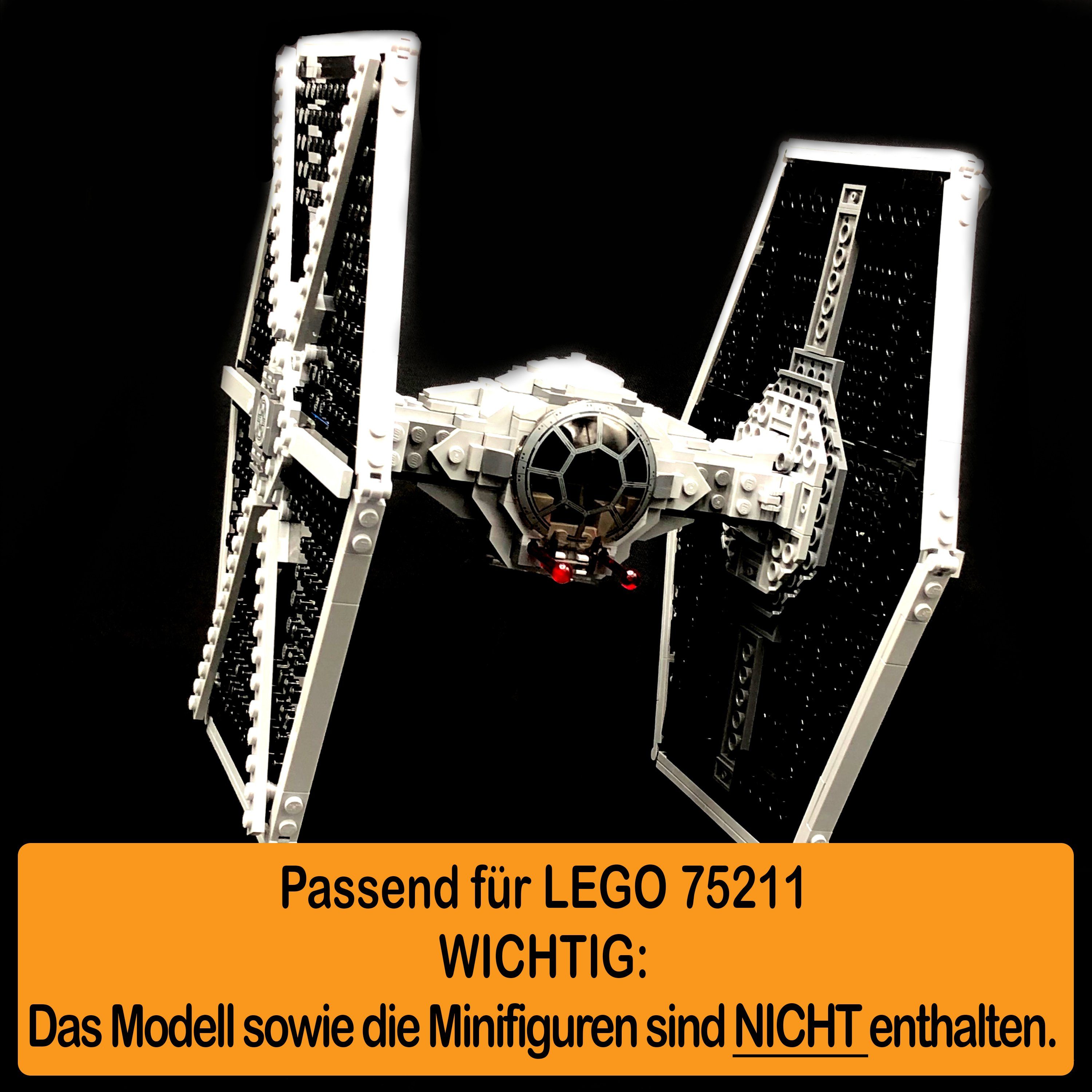 Stand Standfuß einstellbar 75211 Winkel und Display Tie AREA17 Verschiedene Imperial für Acryl Positionen LEGO Fighter,