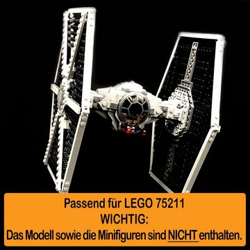AREA17 Standfuß Acryl Display Stand für LEGO 75211 Imperial Tie Fighter, Verschiedene Winkel und Positionen einstellbar