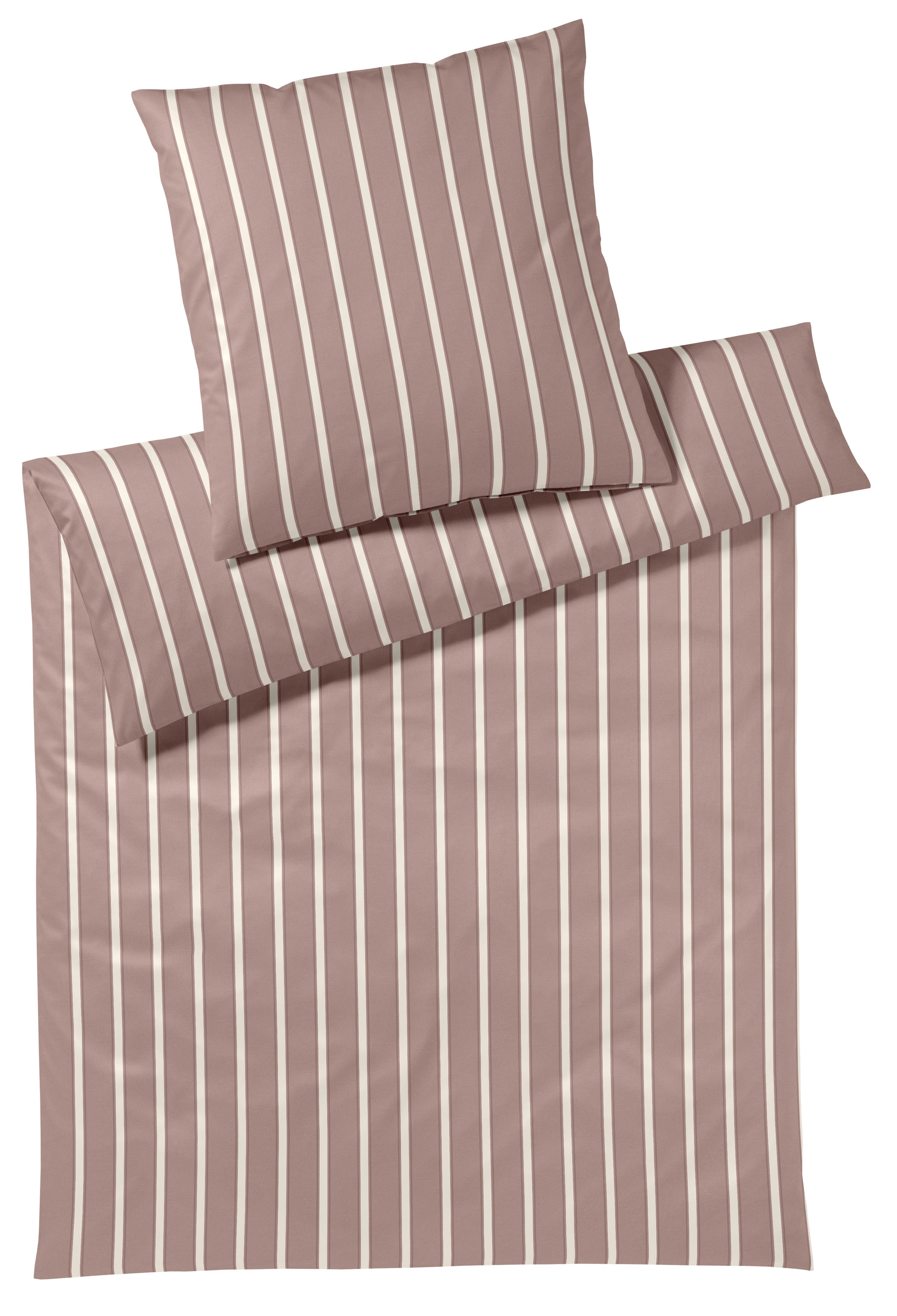Elegante Bettwäsche Refrain Jersey, Interlock-Jersey, 2 teilig, angenehmes Hautgefühl