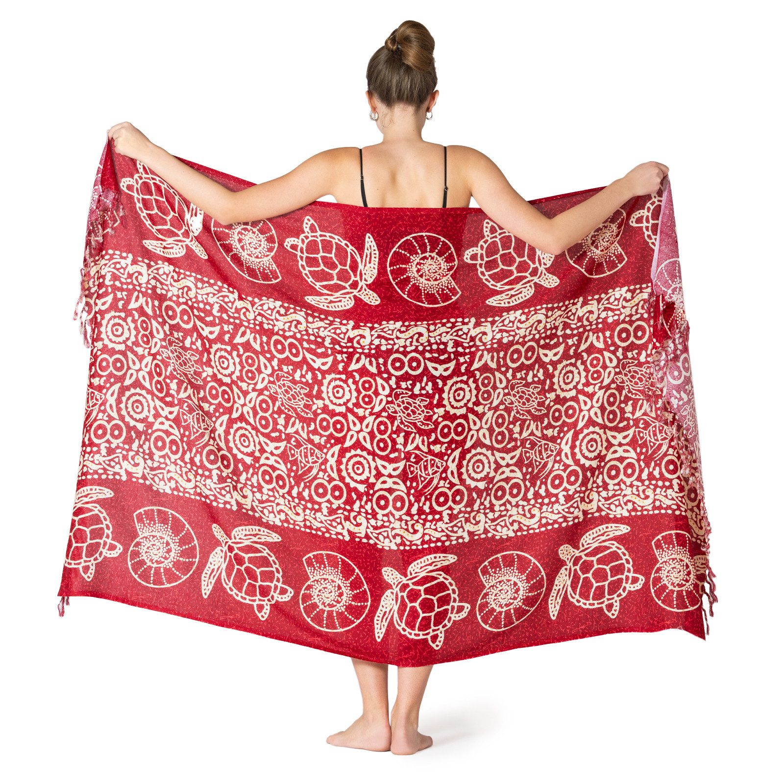 PANASIAM Pareo Sarong im Meeres-Design Strandtuch günstig online kaufen