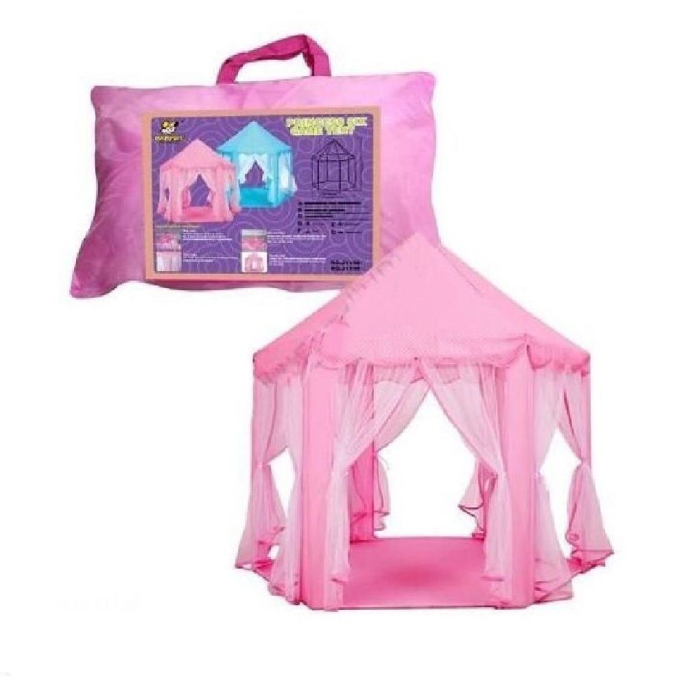 JOKA international Spielzelt Sechseckiges Kinderzelt, Prinzessinnenschloss rosa