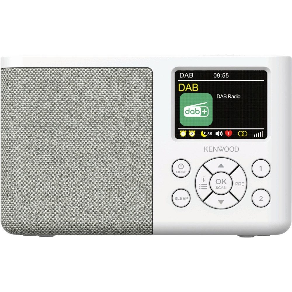 Kenwood Kenwood CR-M33DAB-W DAB+ Digitalradio Internet-Radio (Tuner für UKW/DAB+, Kristallklarer DAB+ Empfang)