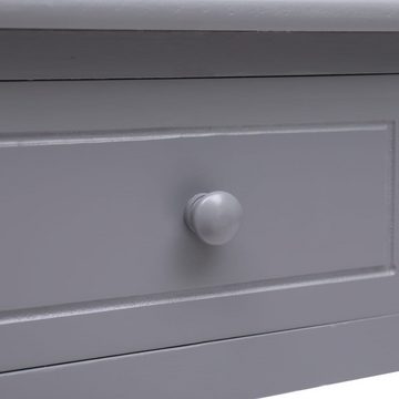 vidaXL Schreibtisch Schreibtisch Grau 110×45×76 cm Holz