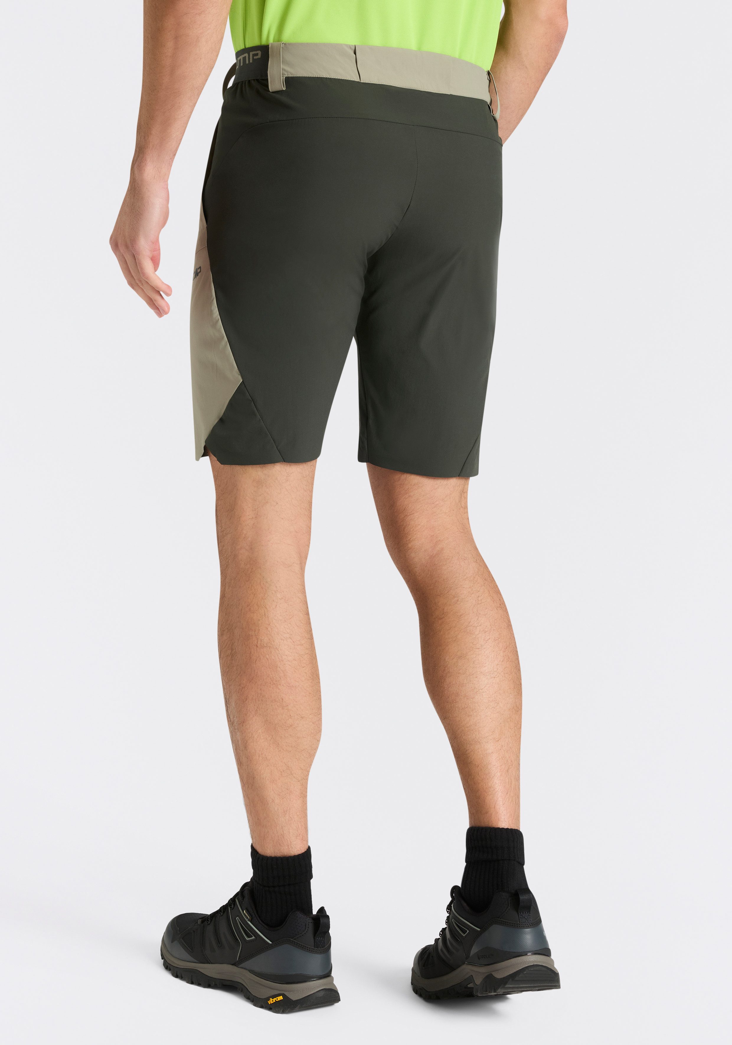 CMP Funktionsshorts mit Reißverschluss, sportlicher Stil, pflegeleicht