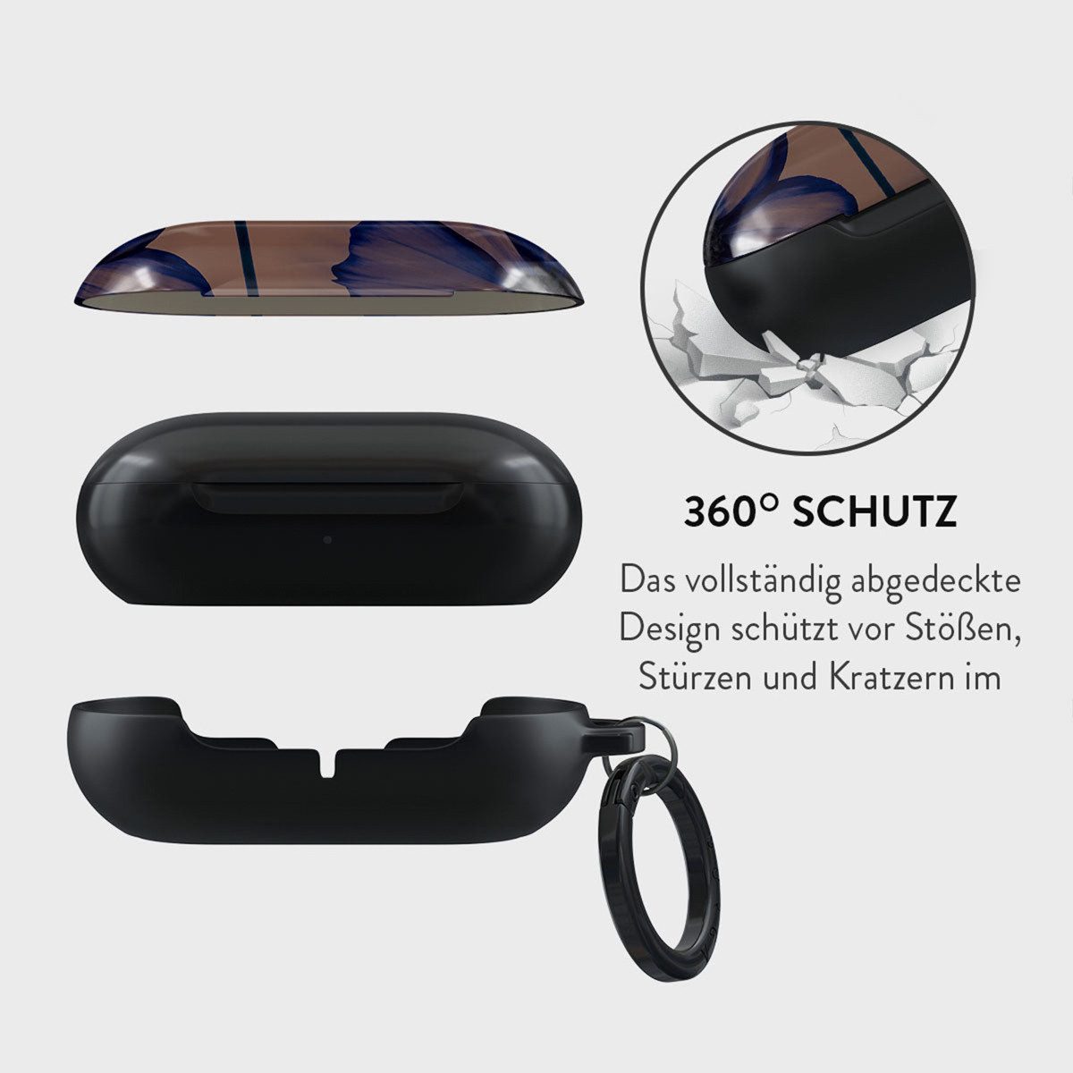 BURGA Kopfhörer-Schutzhülle Burga Hardcase Hülle Samsung Galaxy Buds - Velvet Night