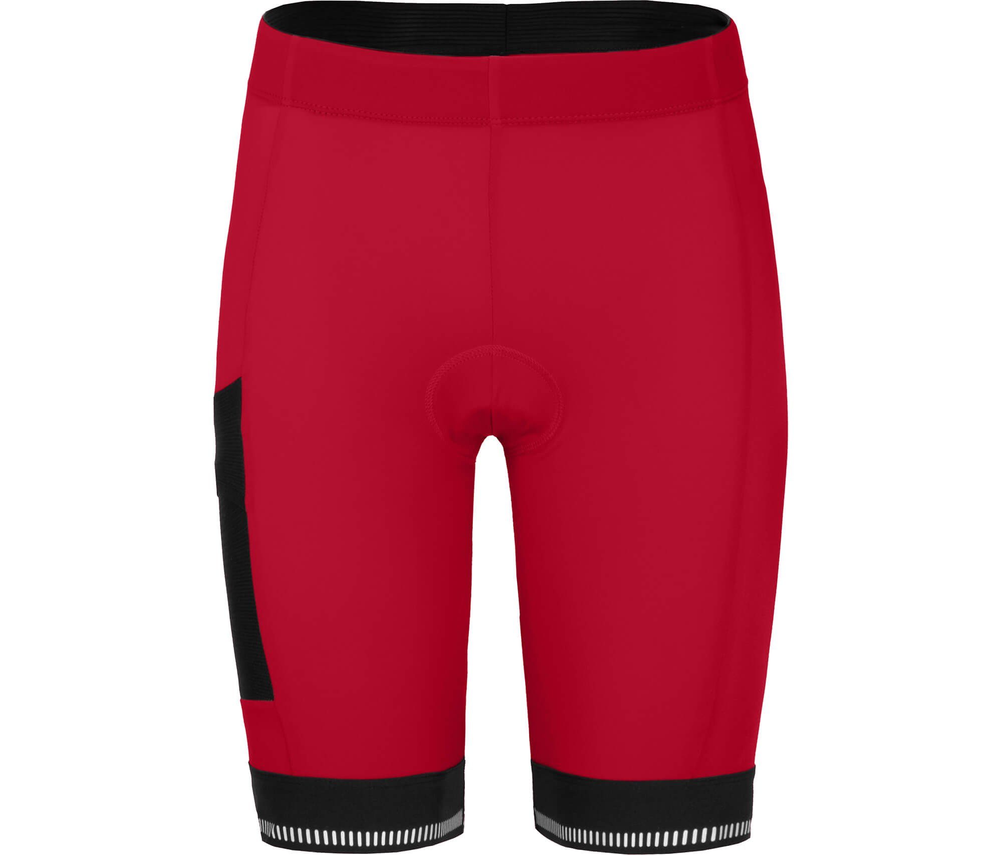 Fahrradhose tight, Kirsch SUNDRA Normalgrößen, rot COMFORT Sitzpolster) Bergson (mit Bermuda Radshorts, bielastisch, Damen