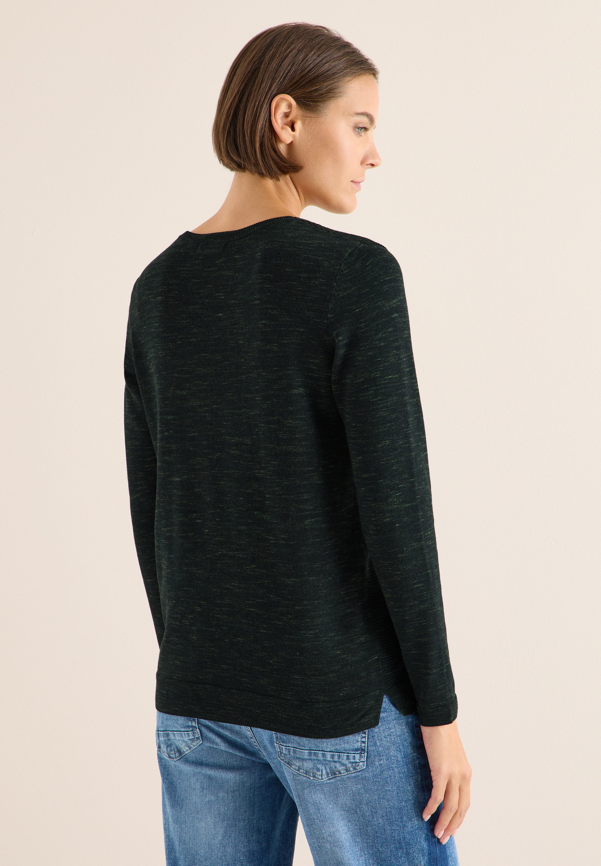 CECIL Strickpullover mit Rundhalsausschnitt