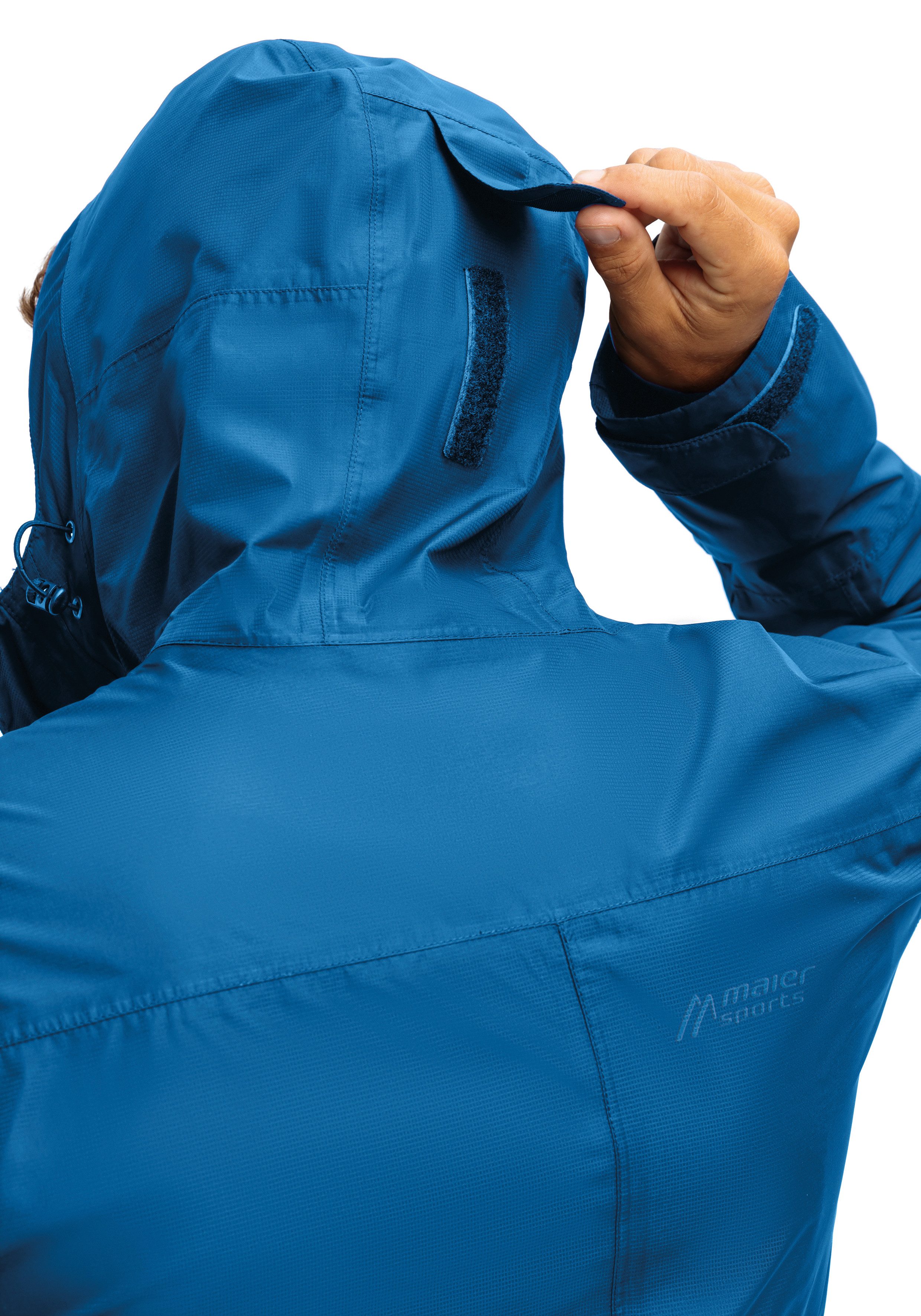 Maier Sports Regenjacke Abbenstein M Herren Jacke wasserdicht, moderner Windbreaker, Outdoorjacke, Reg. Fit – Bild 5 von 5