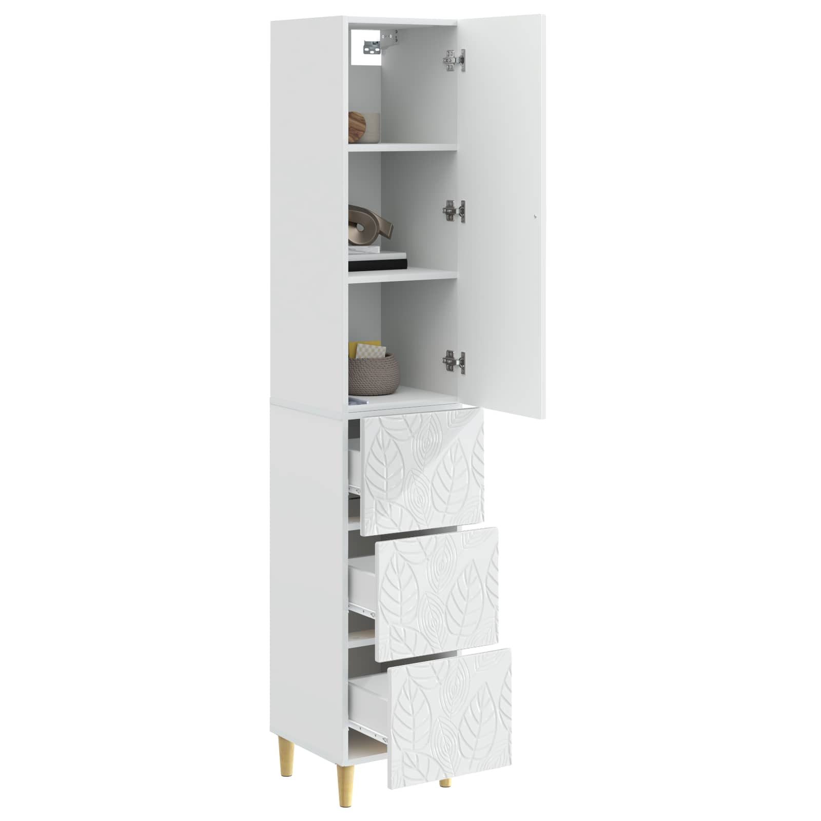 vidaXL Schranksystem Schrankset 2 Stk. 33 x 34,5 x 90 cm Holzwerkstoff (2-St)