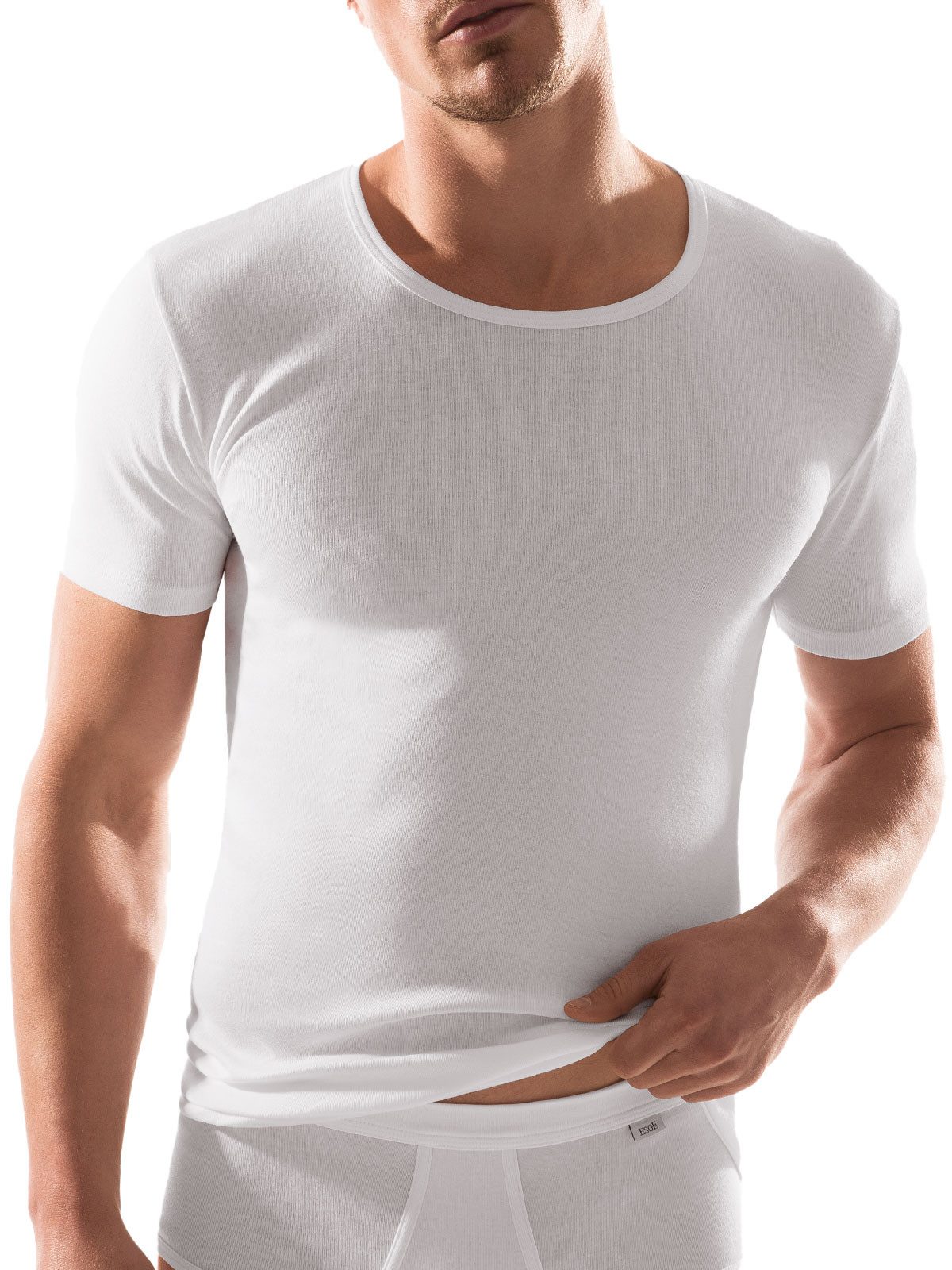 Unterziehshirt Herren T-Shirt 1/2 Arm Mondial Feinripp