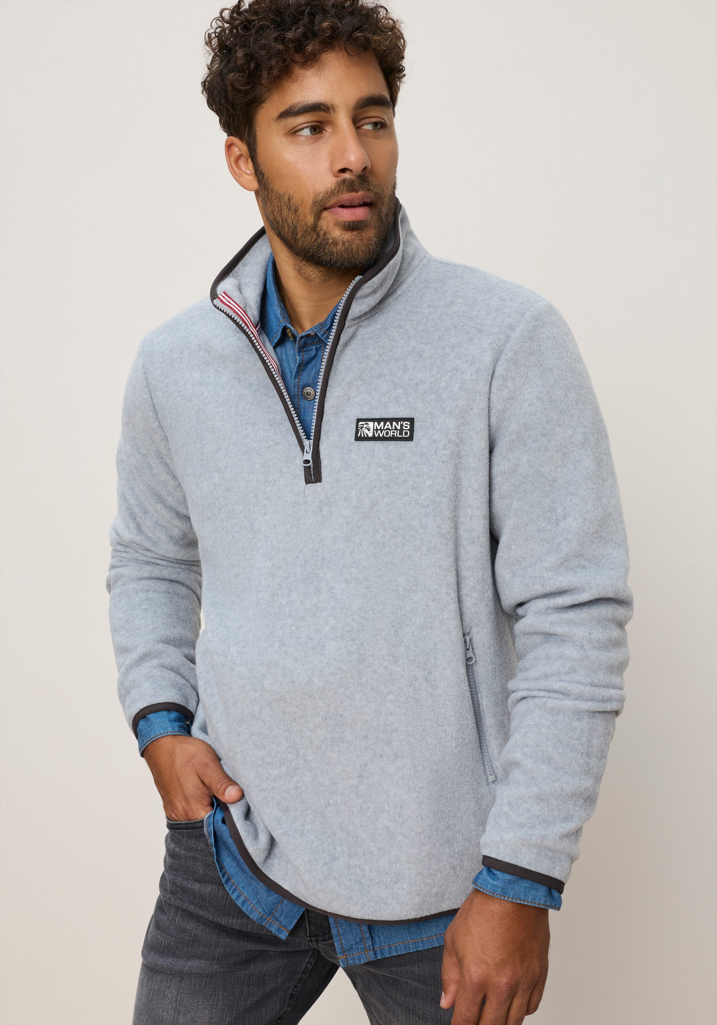 Man's World Fleecepullover Leicht, weich und komfortabel. Für Outdoor, Freizeit und Zuhause. € 29,99, (€ 29,99 pro 1 Stk).