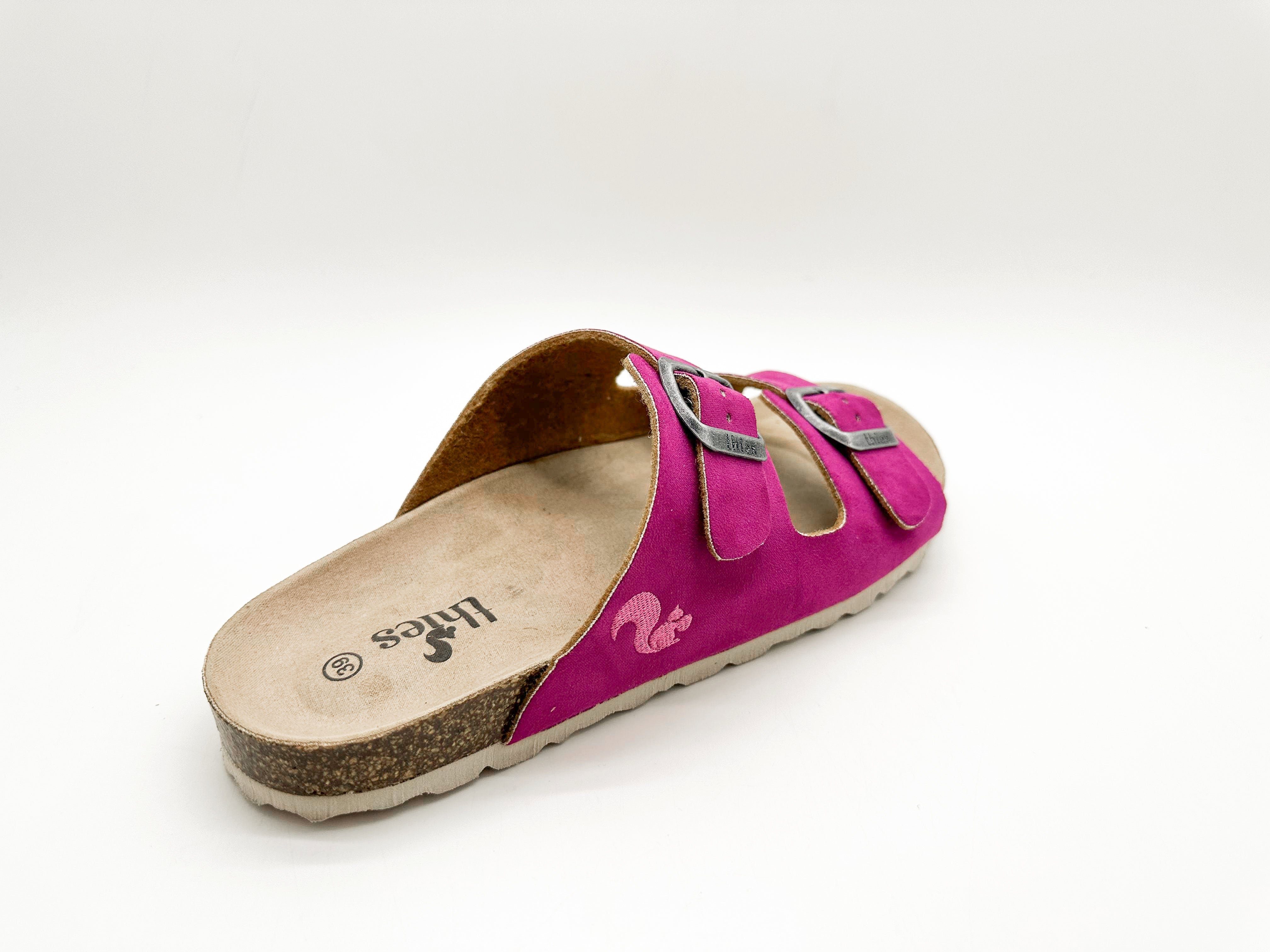 Eco Sandale 1856 Fuchsia Sandal Rec Vegan Bio ® thies