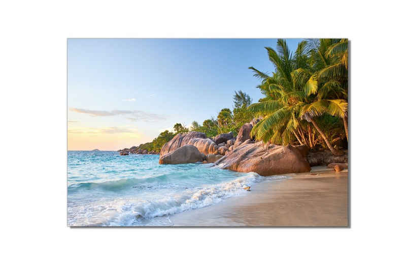 Victor (Zenith) Leinwandbild »Karibik Strand«, Landschaften, in 80x120 cm, Wandbild Leinwand Meer, ideal fürs Wohnzimmer & Schlafzimmer