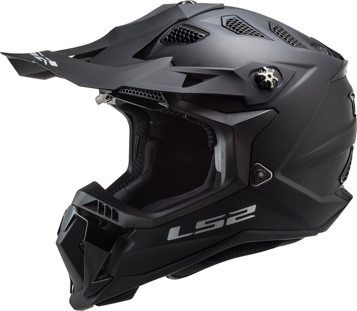 LS2 Motocrosshelm MX700 Subverter Evo II Solid Motocross Helm, Notfallsystem-polsterung (eqrs)