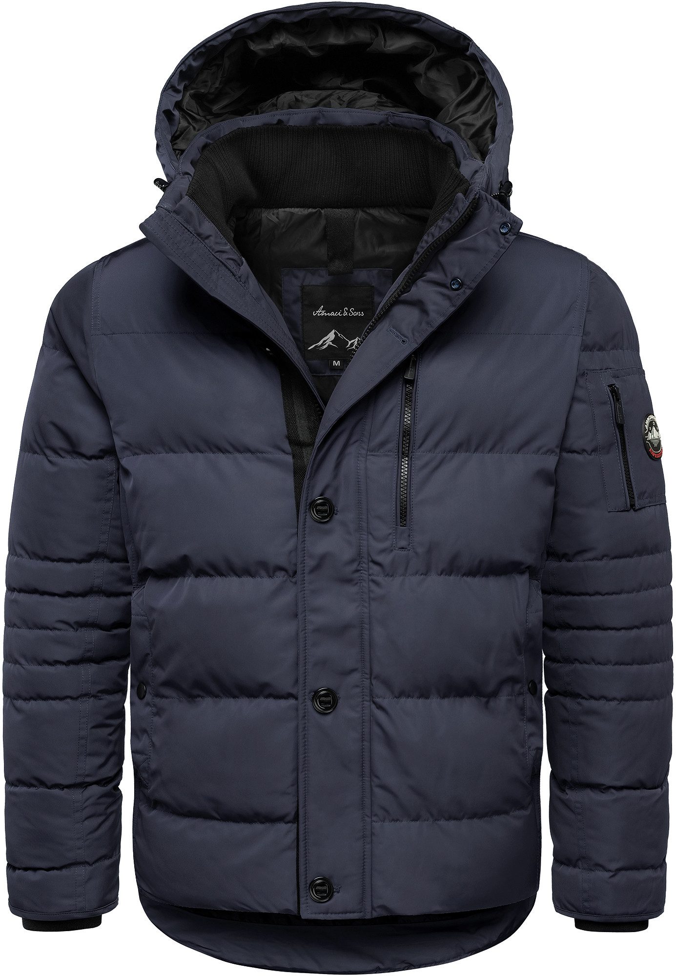 Amaci&Sons Winterjacke AKRON Winterjacke Herren Gefütterte günstig online kaufen