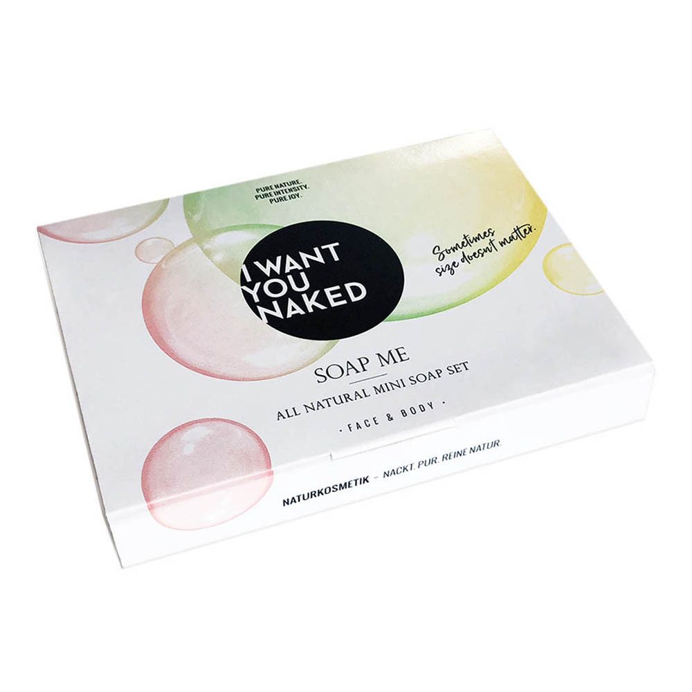 I WANT YOU NAKED Seifen-Set Mini Soap - Set Soap Me 3x15g