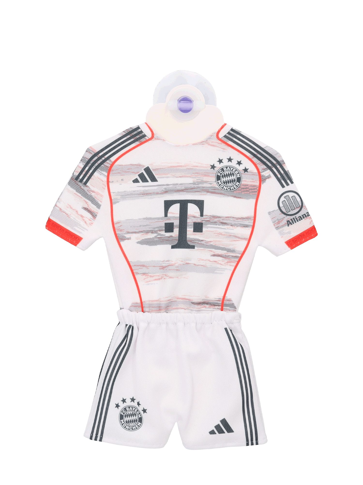 FC Bayern München Kennzeichenhalter FC Bayern München Auto Mini Kit Away 24-25 I Weiß