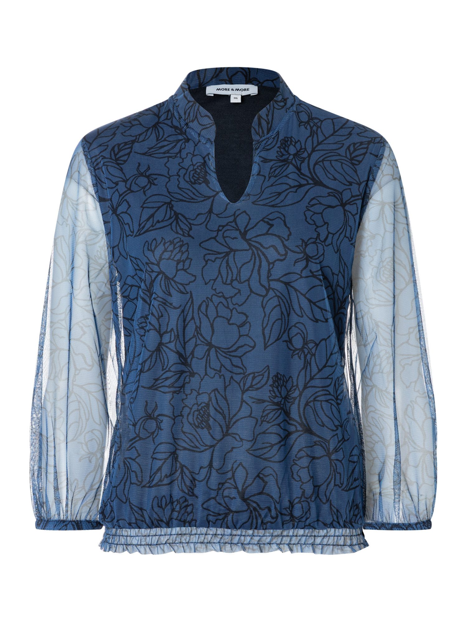 MORE&MORE 3/4-Arm-Shirt 3/4 Arm Blusenshirt günstig online kaufen