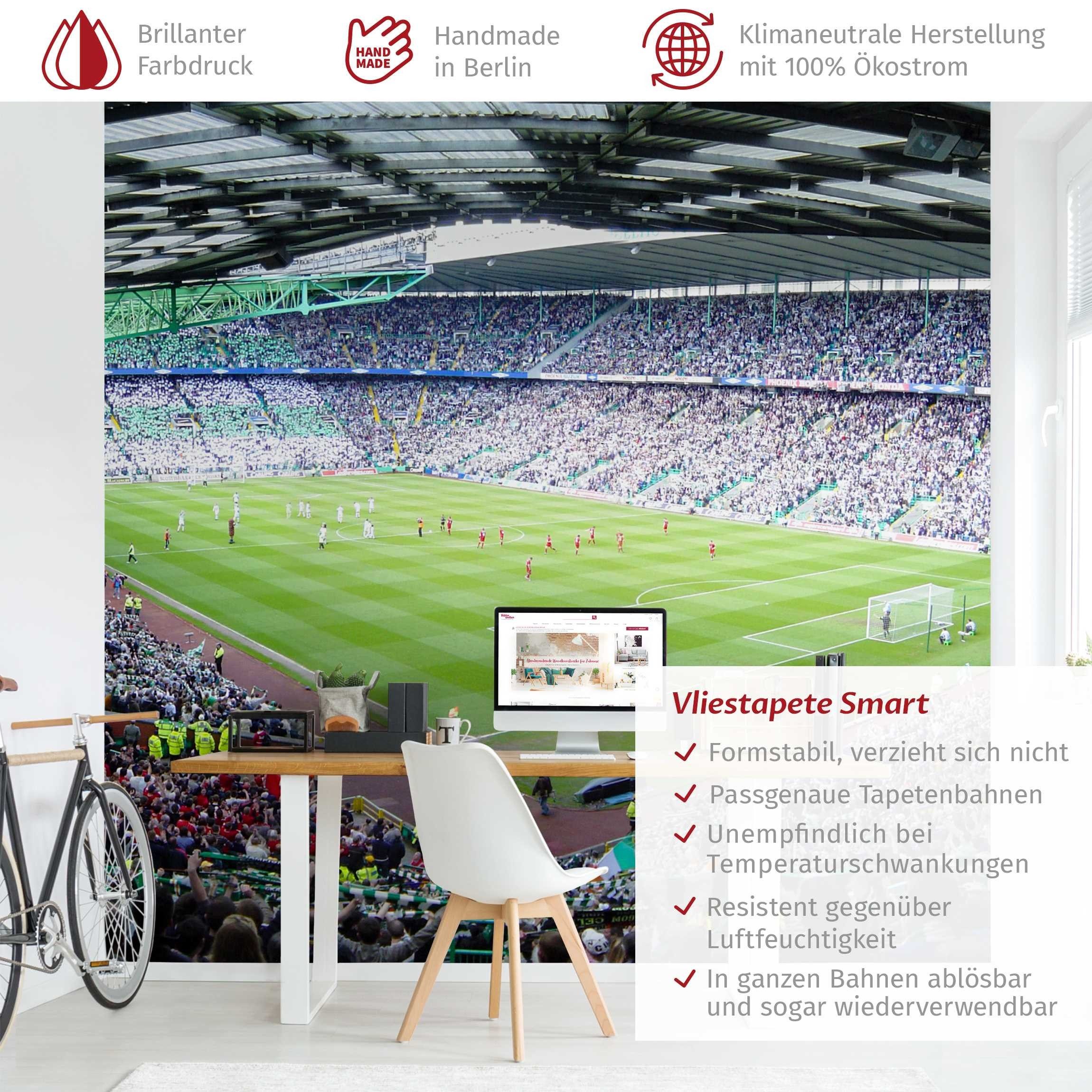 Bilderdepot24 Kindertapete Kinderzimmer Fußballstadion Kinder Wanddeko günstig online kaufen