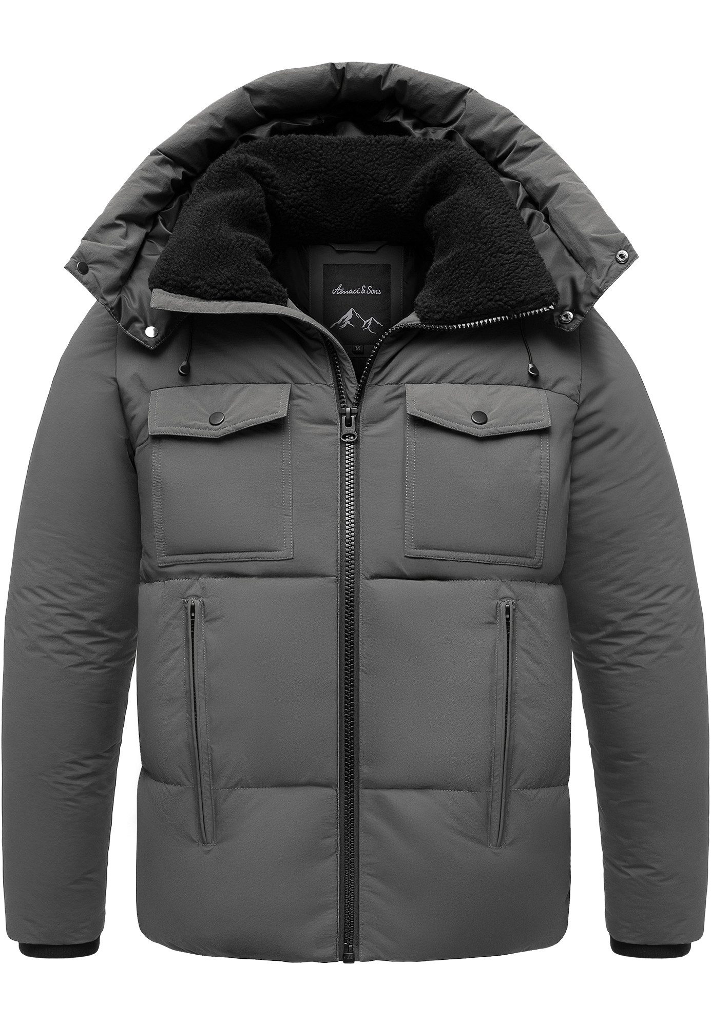 Amaci&Sons Winterjacke RENTON Winterjacke Herren Gefütterte günstig online kaufen