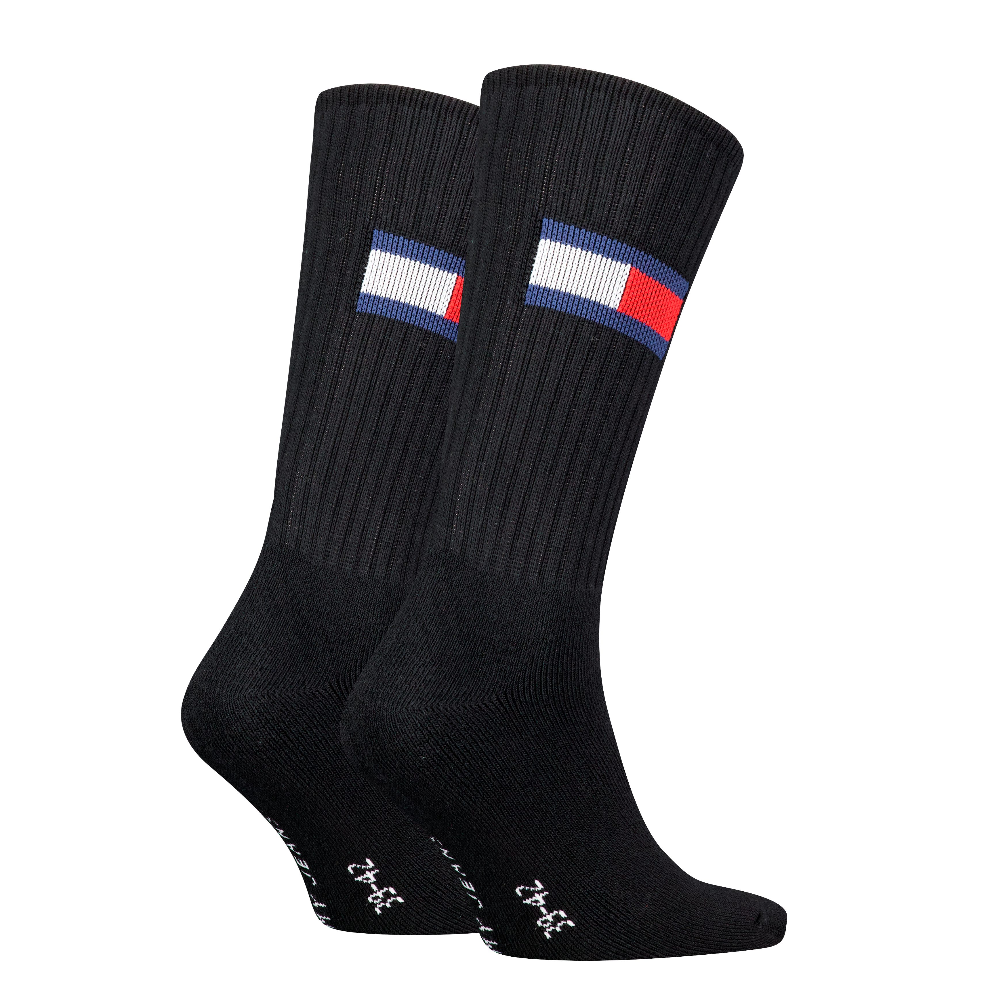 Tommy Hilfiger Socken TH UNI TJ SOCK 2P FLAG (2-Paar, 2 Paar) mit großem Lo günstig online kaufen