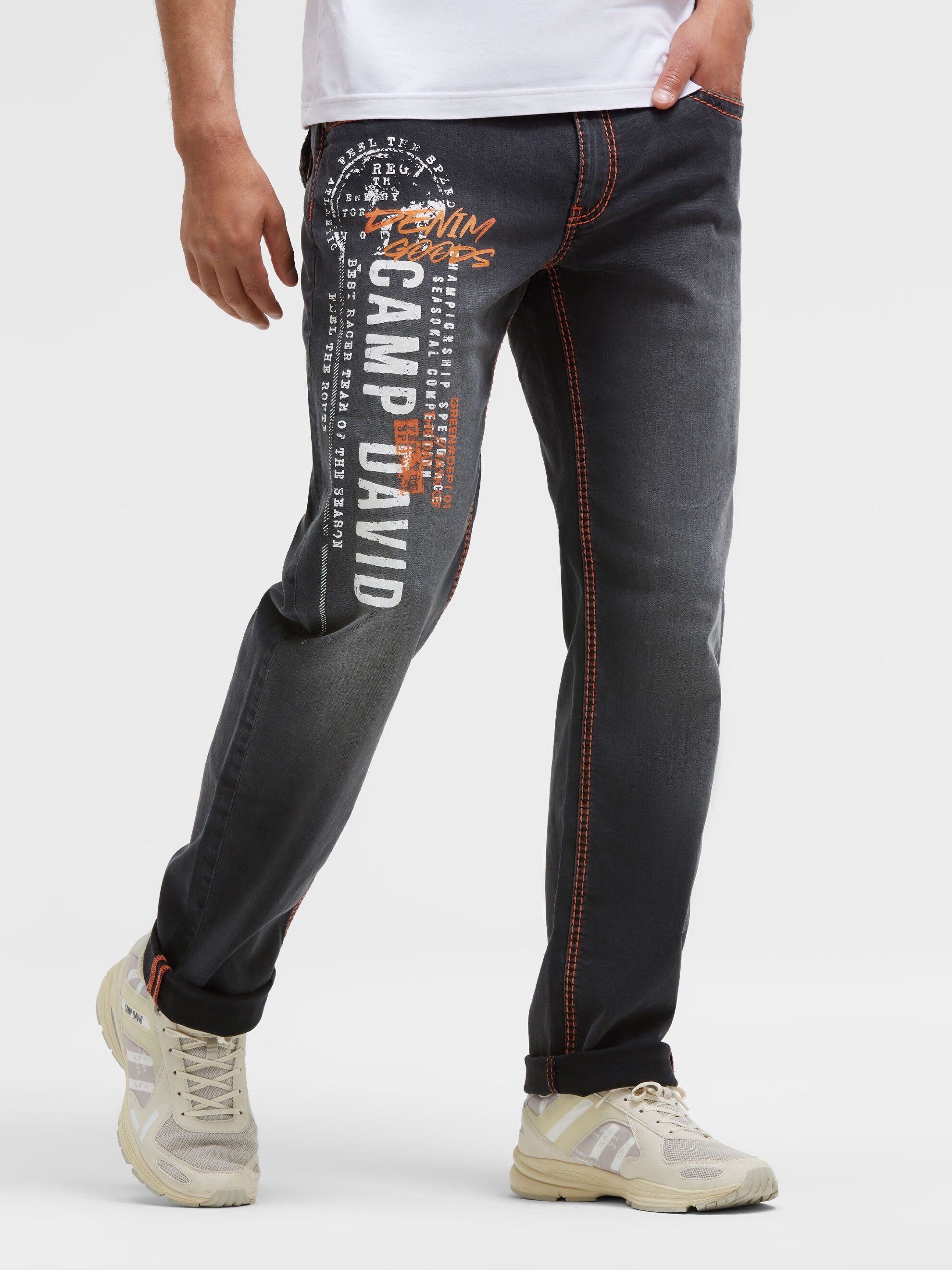 CAMP DAVID Comfort-fit-Jeans mit normaler Leibhöhe